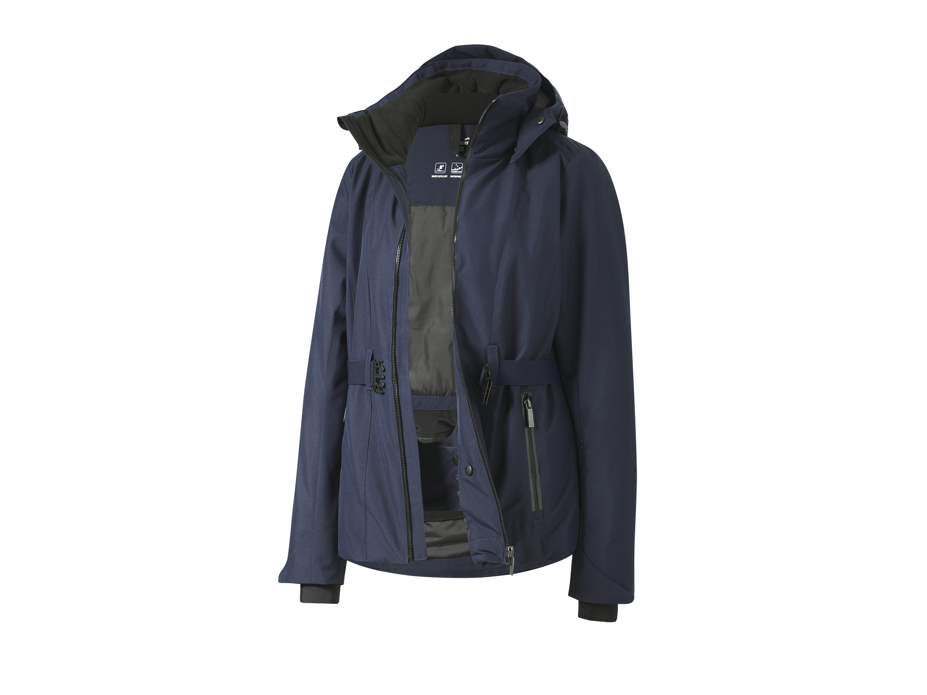 Crivit Kurtka narciarska damska z systemem lokalizacji Recco Granatowy, L44/46