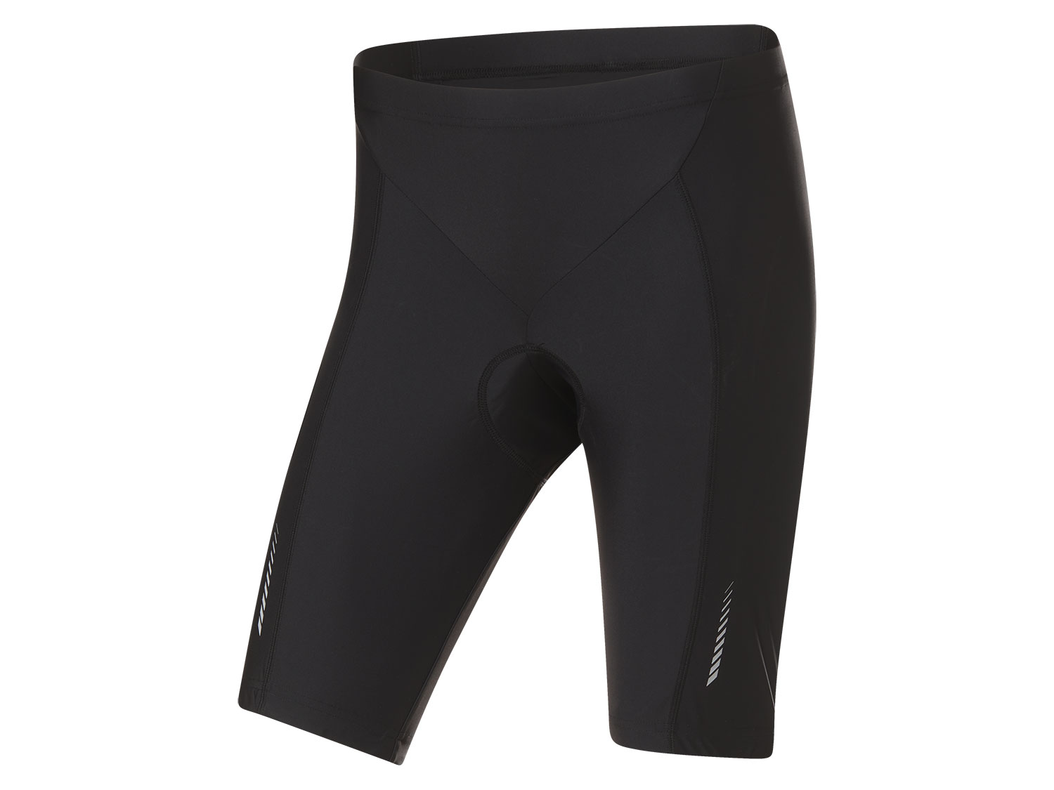 Crivit Spodnie funkcyjne męskie z wyściółką na pośladkach S44/46, Czarny