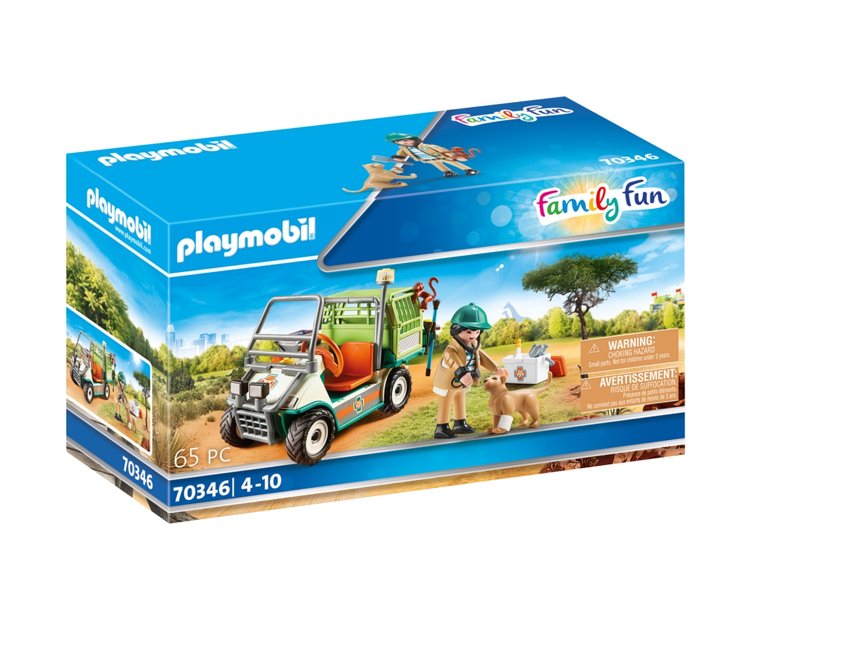 Playmobil 70346 »Weterynarz zoo z pojazdem«.