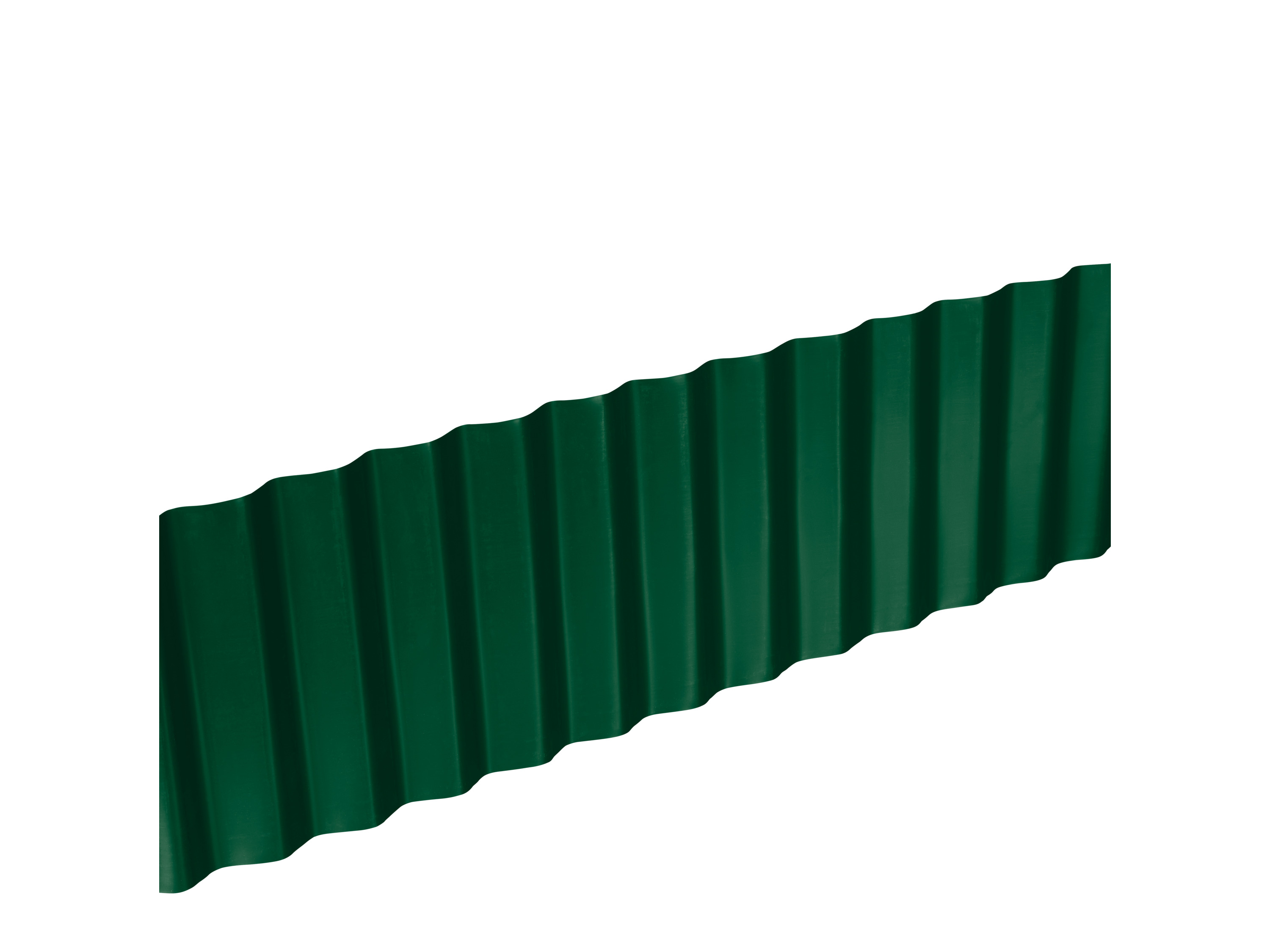 Parkside Obrzeże ogrodowe do trawnika i rabat kwiatowych, 9 m x 15 cm Zielony, falisty