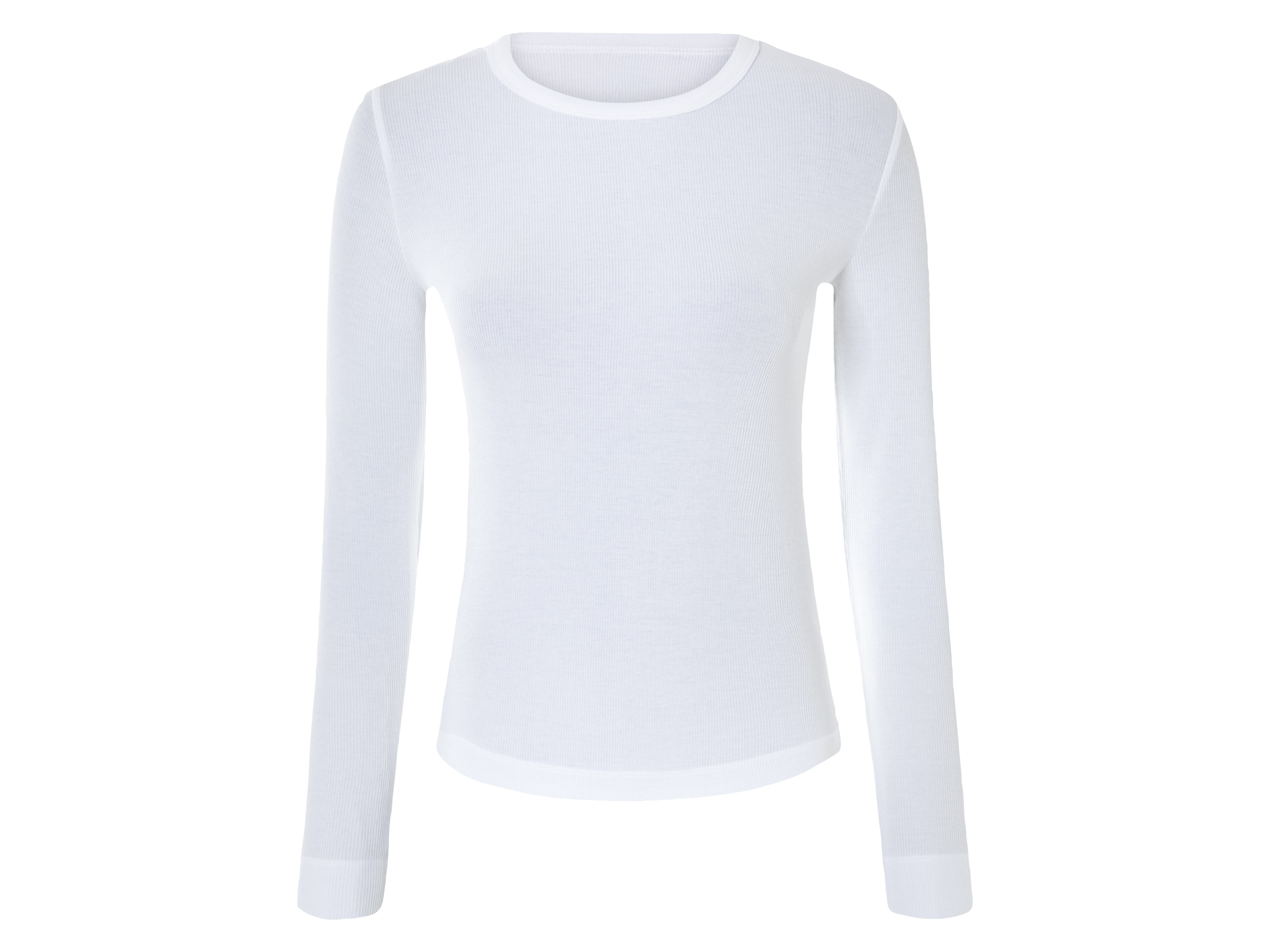 esmara Koszulka damska z długim rękawem Biały, L44/46