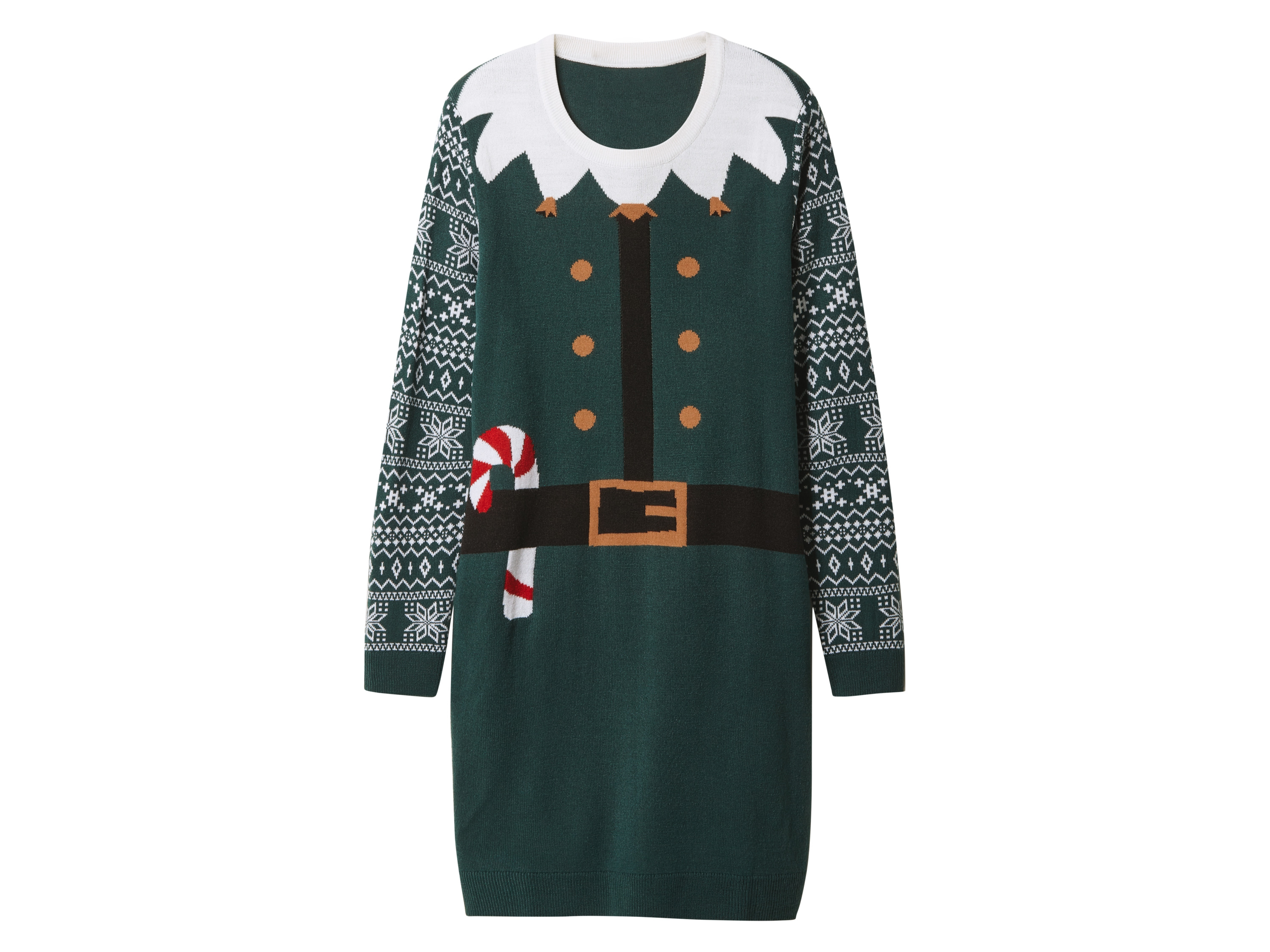 esmara Sukienka dzianinowa damska Zielony, M40/42