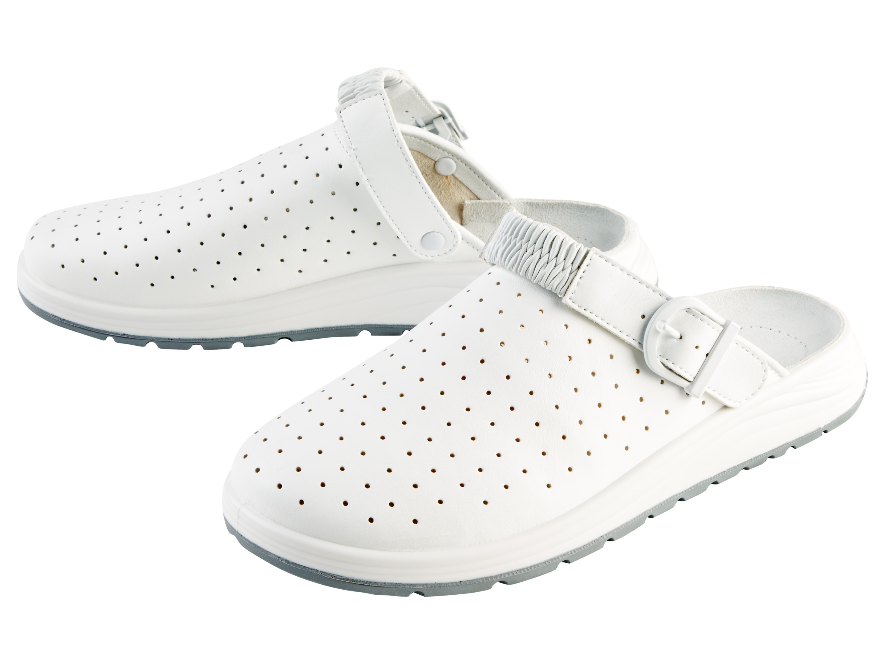 Buty clogsy robocze damskie/męskie Kremowy, 38