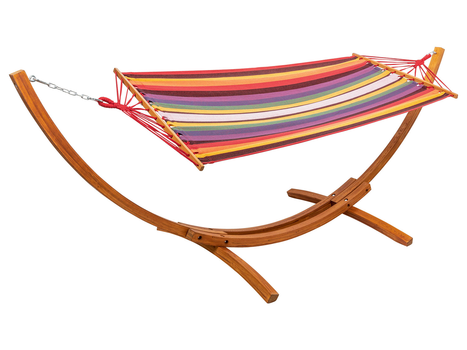 Livarno home Hamak z drewnianą ramą