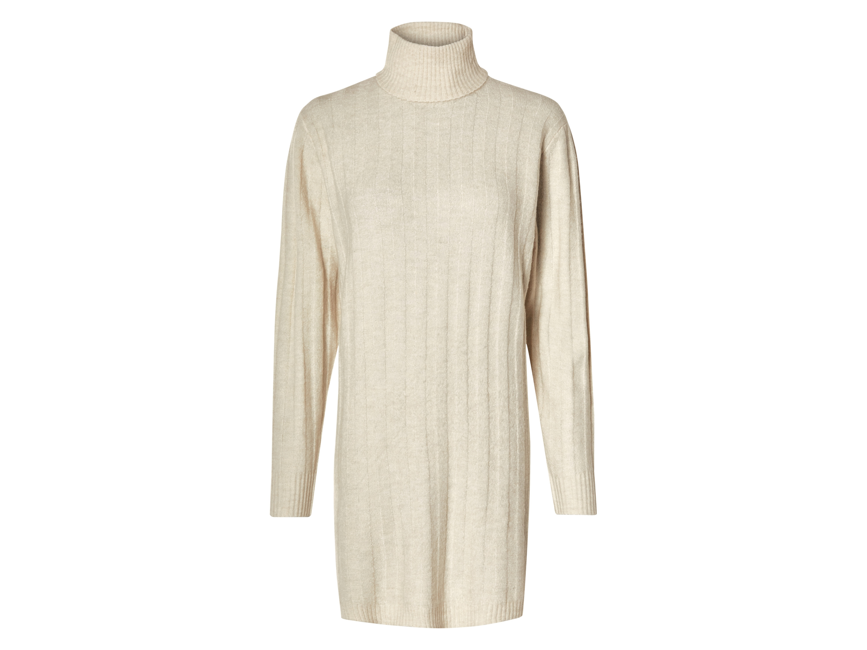 esmara Sukienka damska dzianinowa Biały, XS 32/34