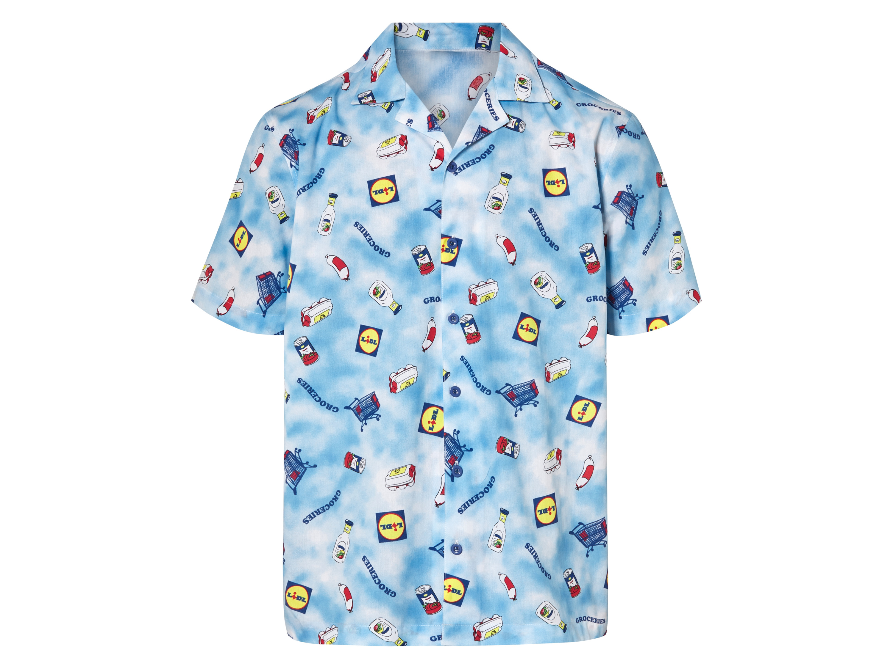 Koszula bawełniana męska z kolekcji Lidl Jasnoniebieski, S 37/38