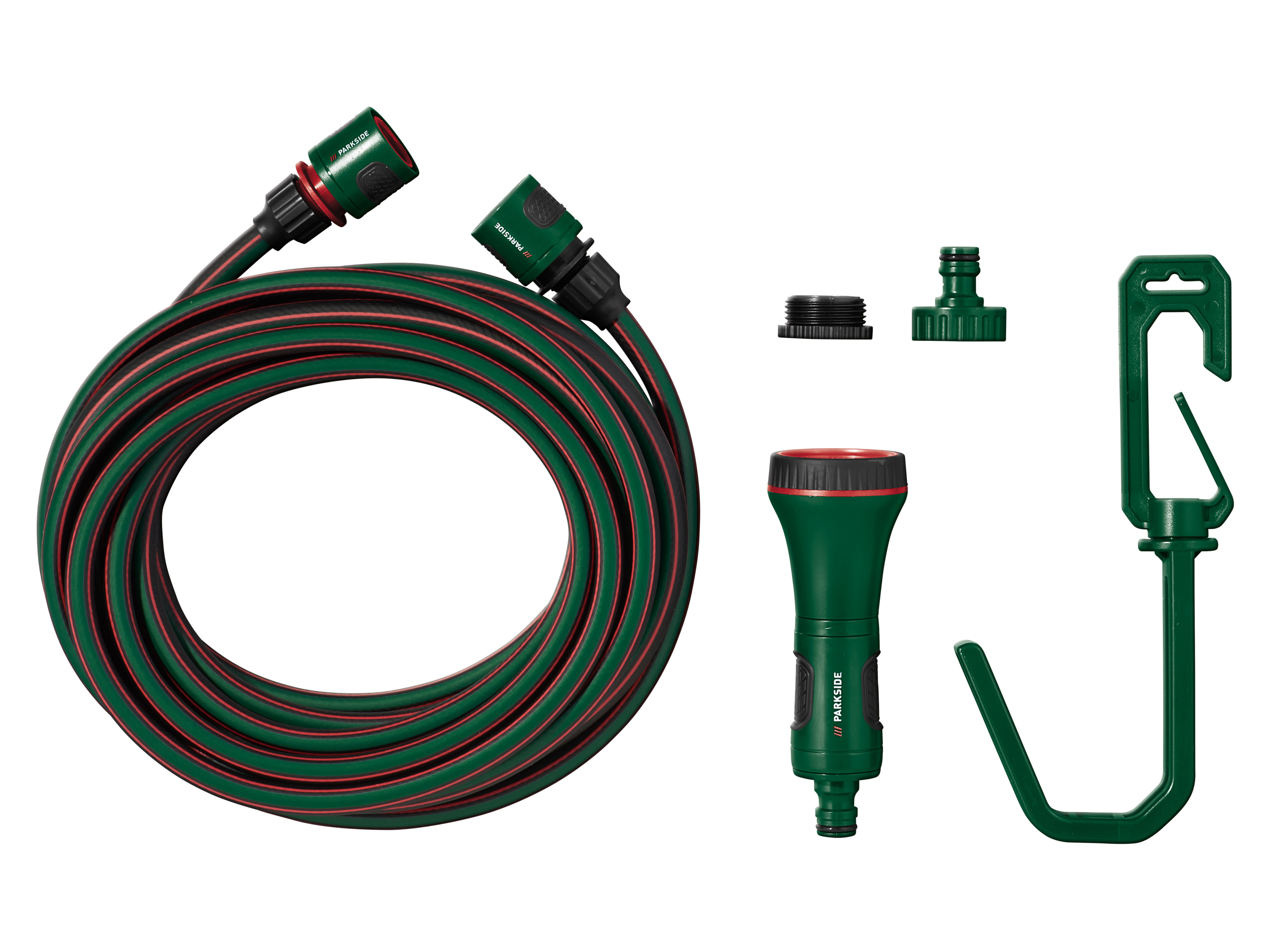 Parkside Zestaw wąż z przyłączami, 7 elementów Wąż ogrodowy 7,5 m