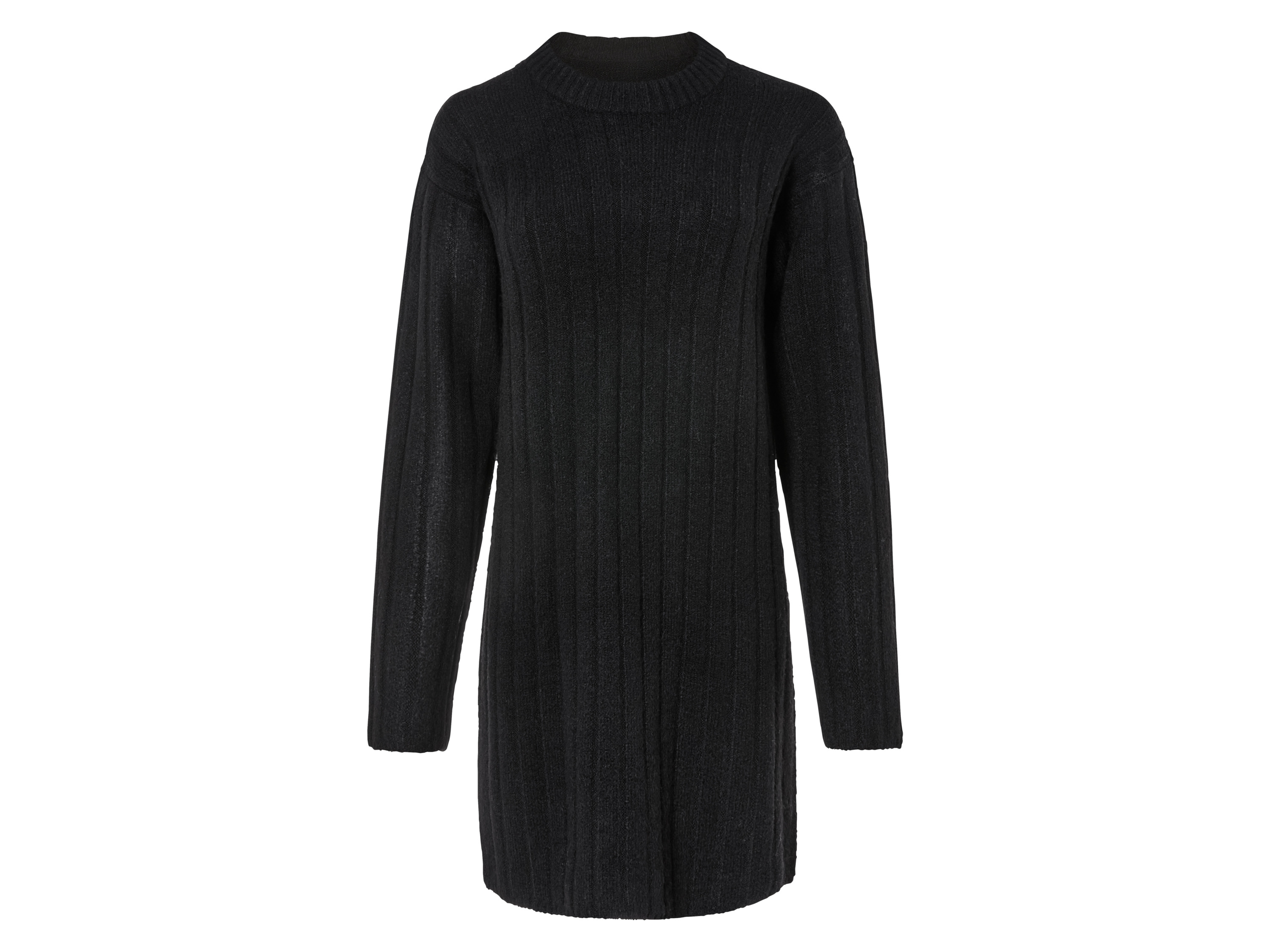 esmara Sukienka dzianinowa damska Czarny, M40/42