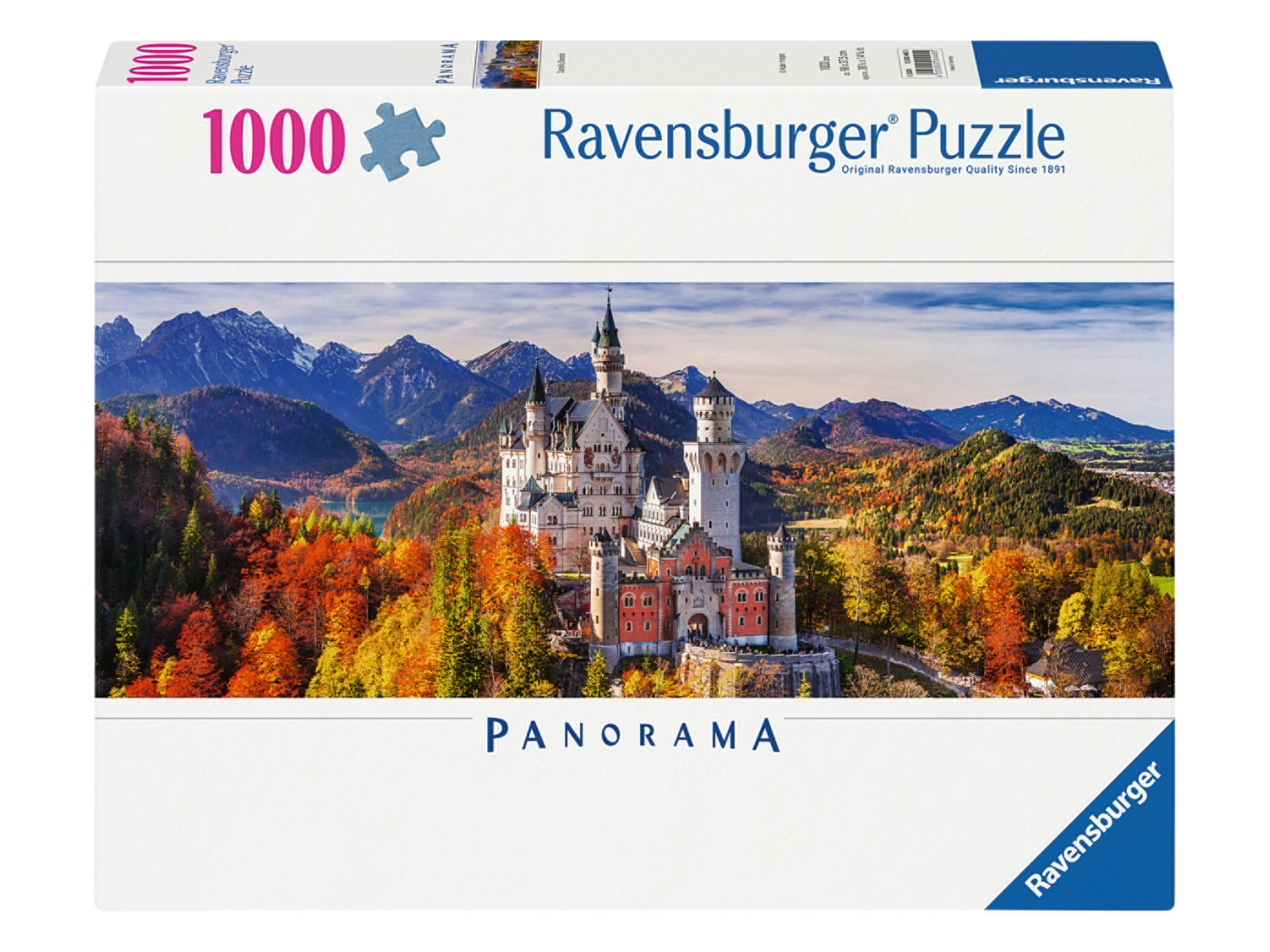Ravensburger Puzzle 1000 elementów Zamek w Bawarii