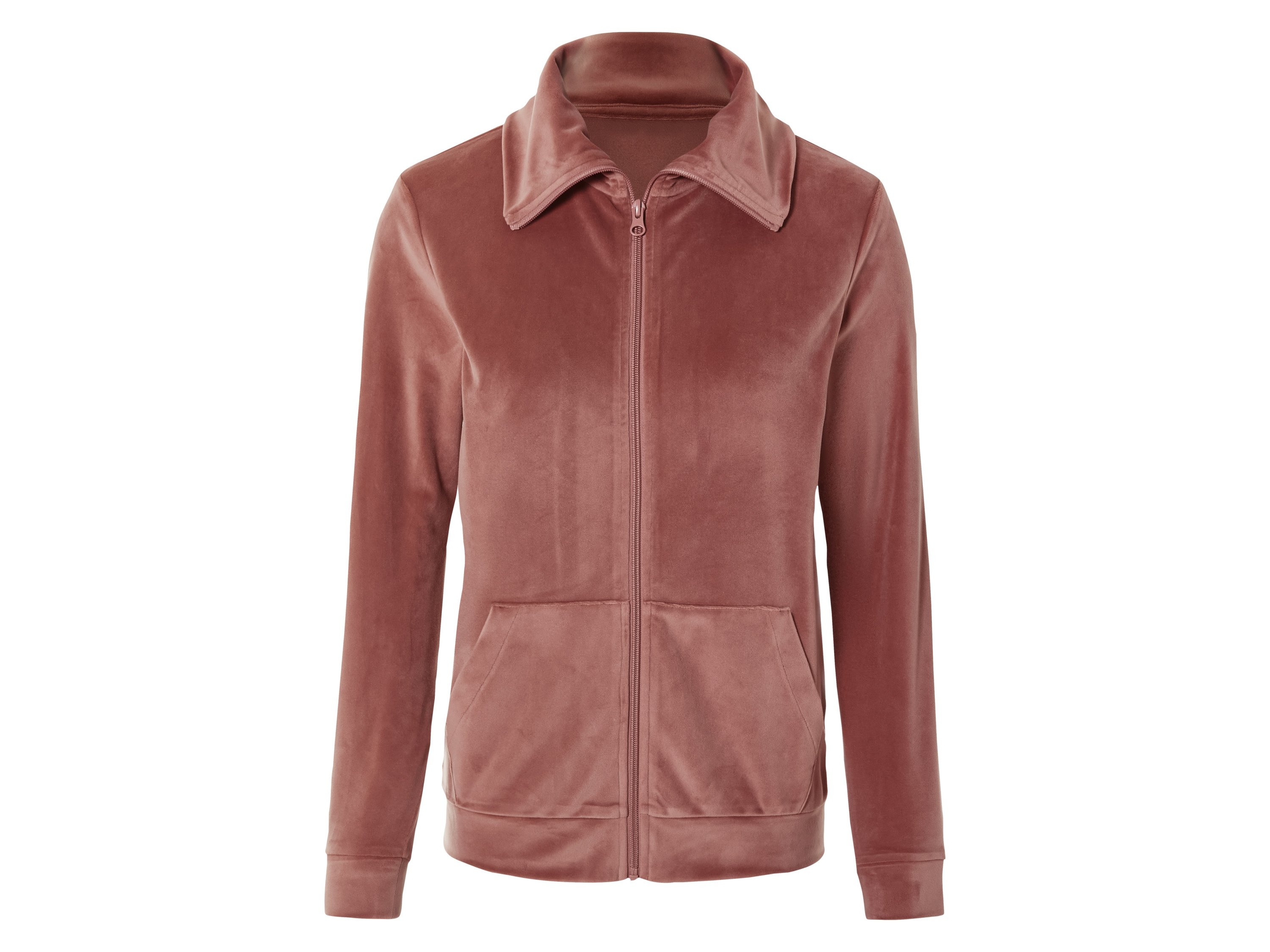 esmara Bluza damska z weluru Różowy, XS 32/34