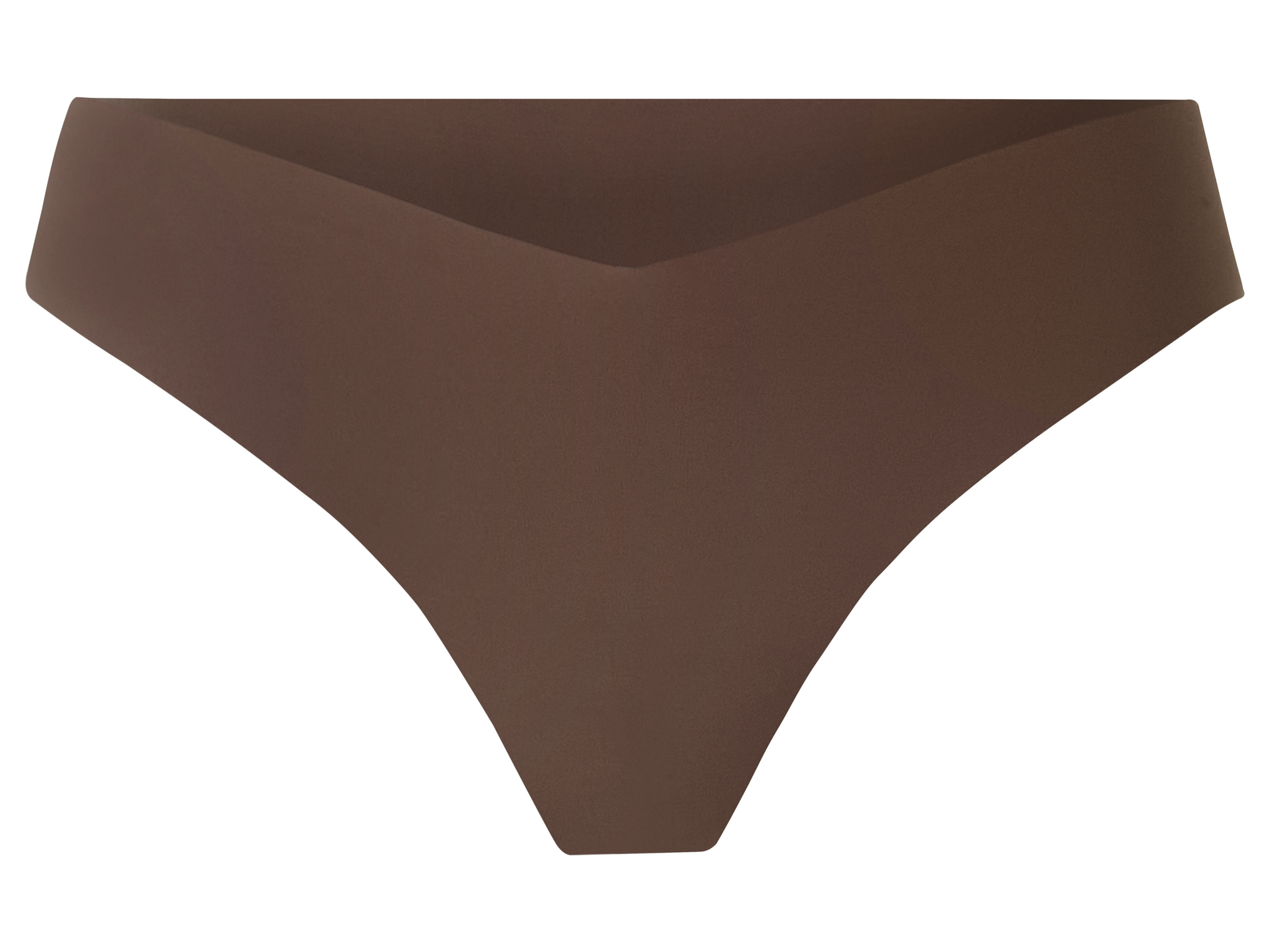 esmara Stringi damskie cięte laserowo, 3 pary Brązowy, XS 32/34
