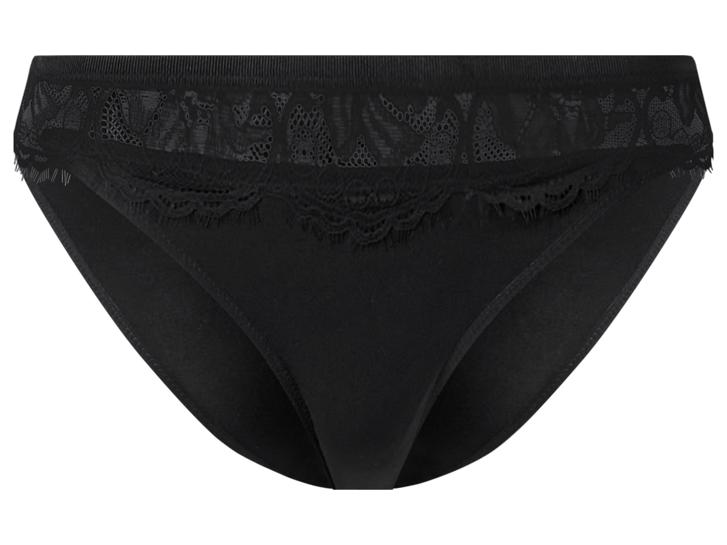 esmara Majtki figi damskie, 2 pary Czarny, XS 32/34