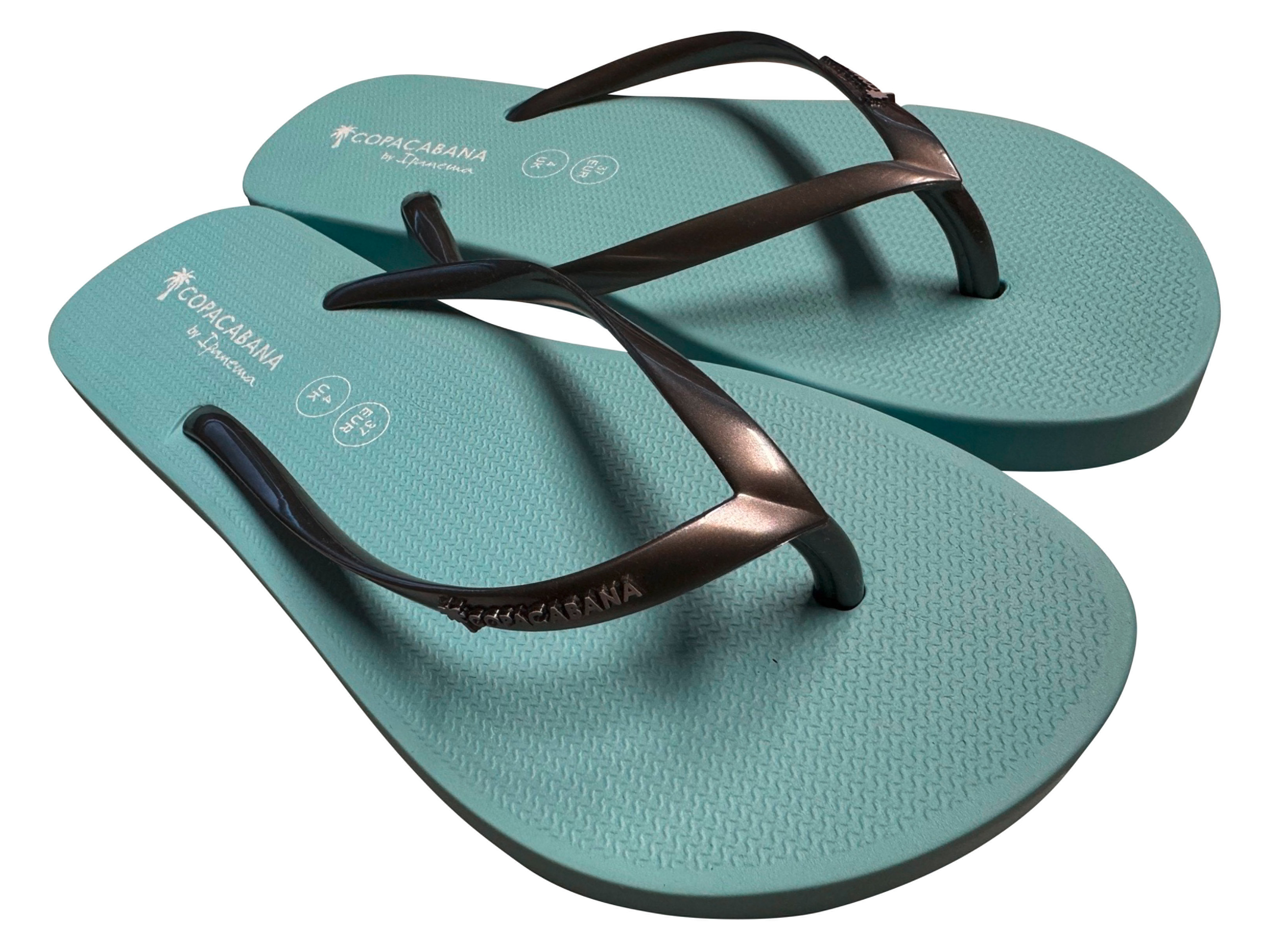 Copacabana by Ipanema Klapki japonki Srebrny/ niebieski/ damskie, 39