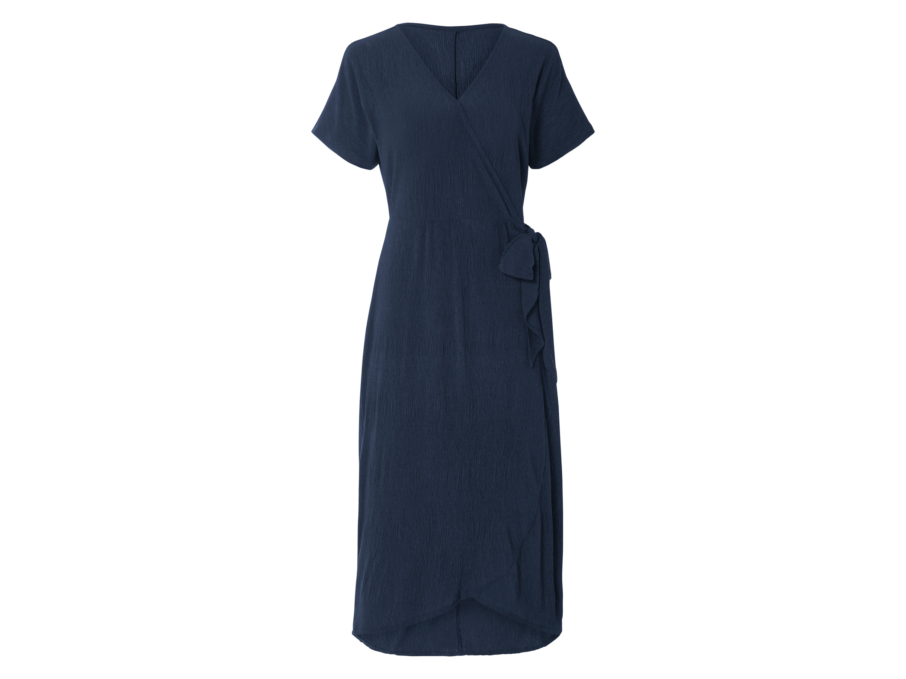 esmara Sukienka kopertowa damska Granatowy, L 44/46