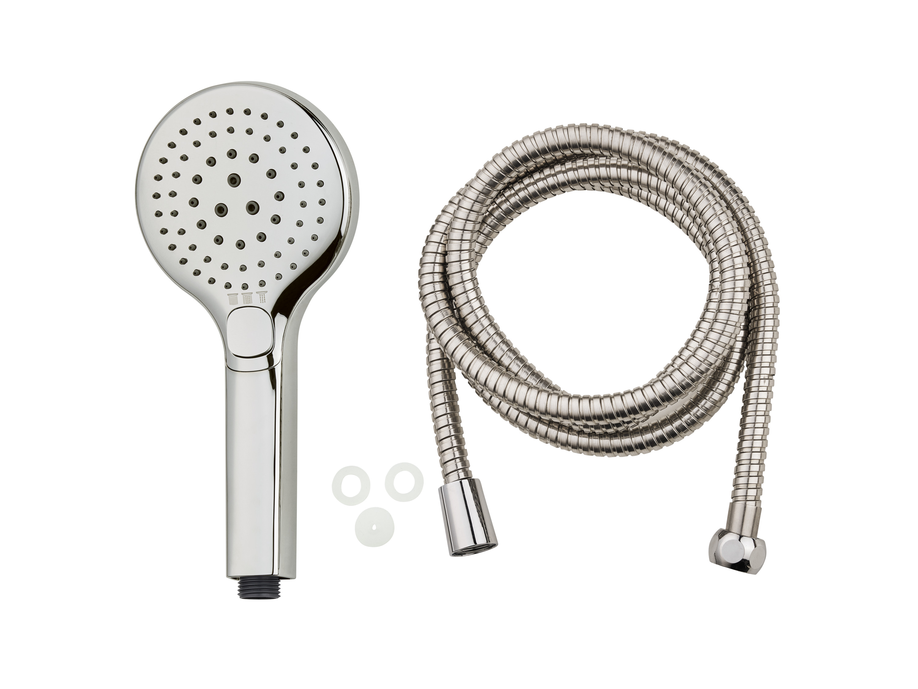 Livarno home Słuchawka prysznicowa Okrągła głowica prysznicowa, Chromowana