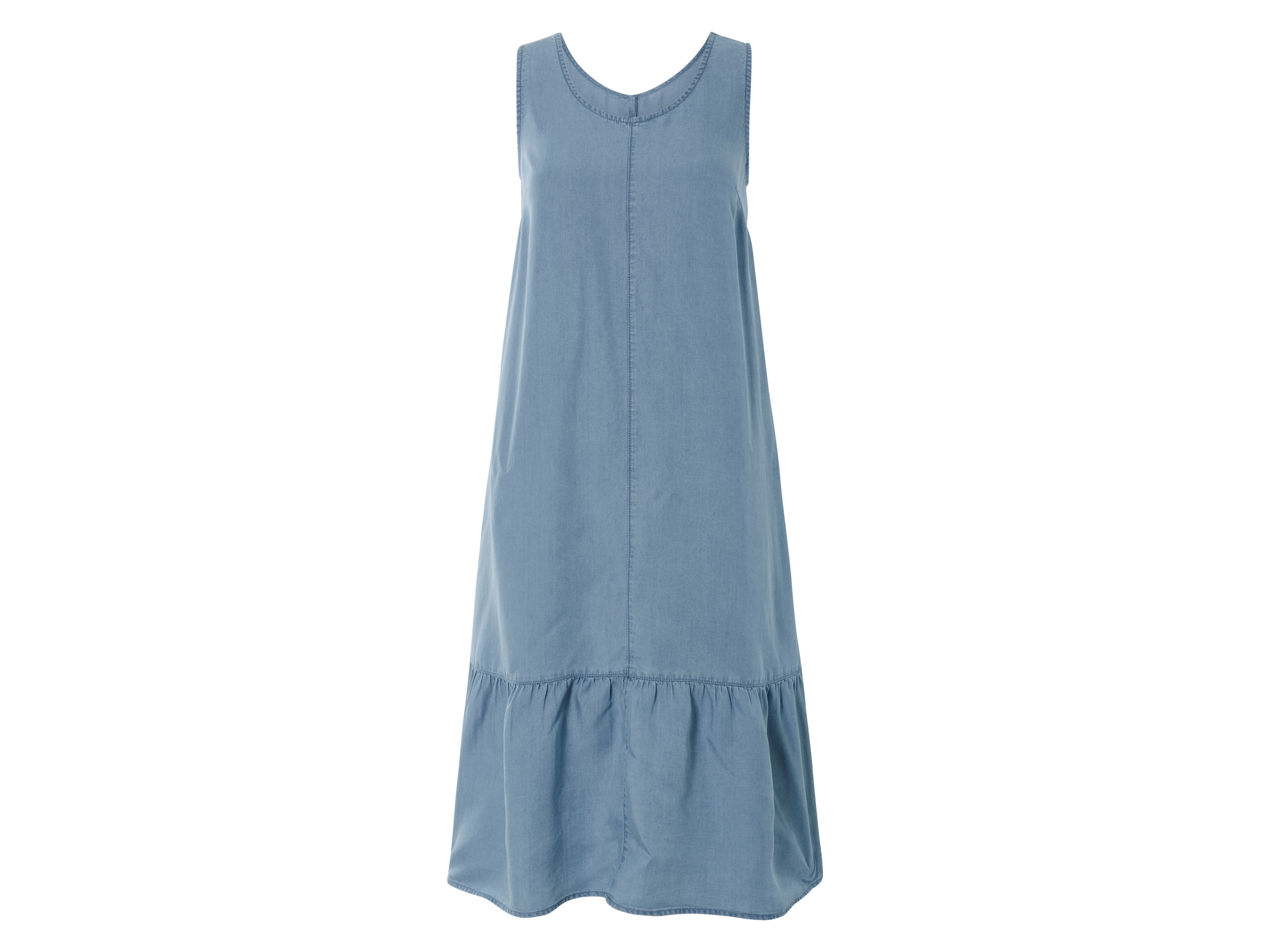 esmara Sukienka damska, miękka i przyjemna w dotyku Jasnoniebieski, 36