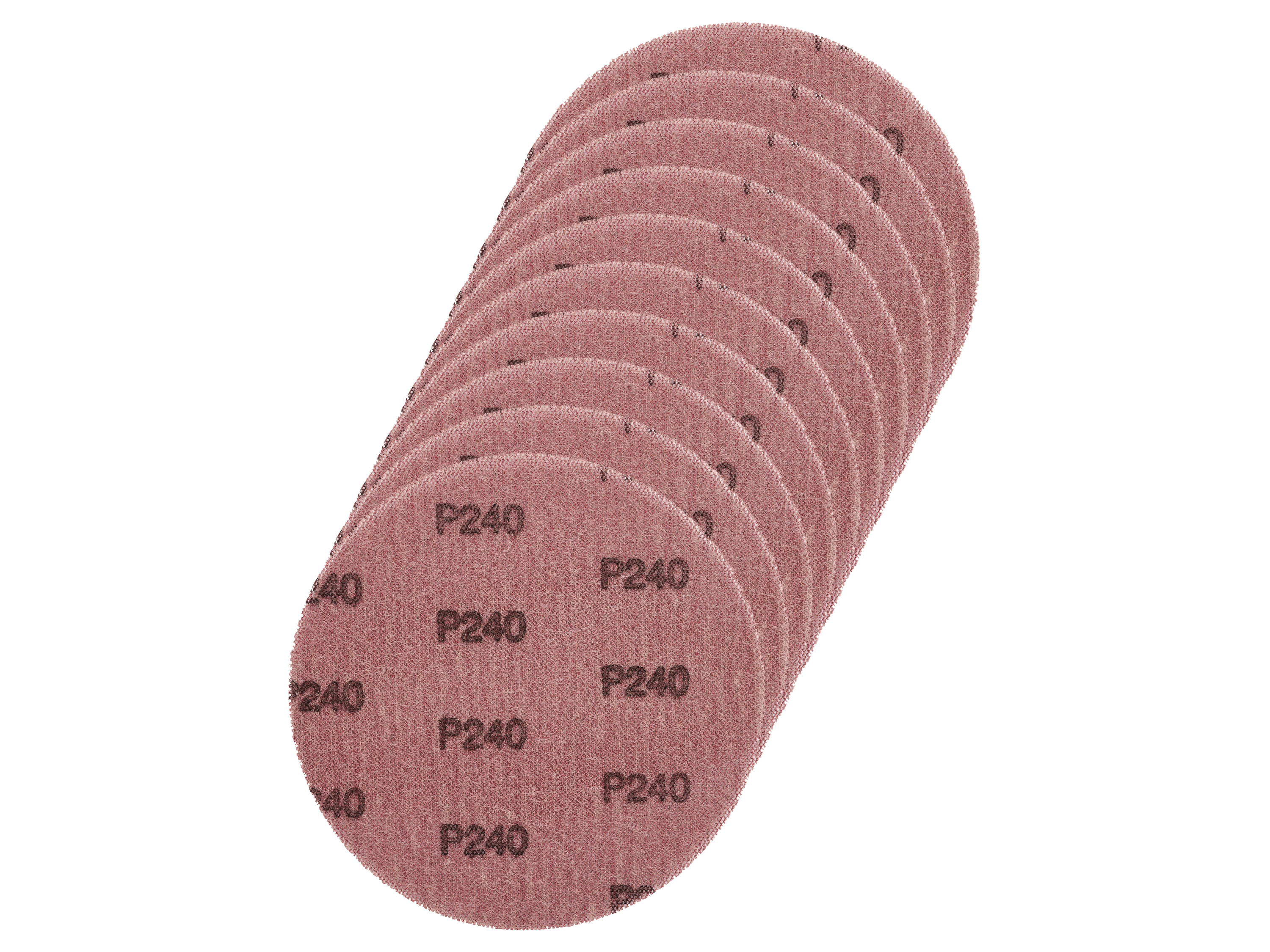 Parkside Performance Papier ścierny, ø 150 mm, 10 sztuk K240