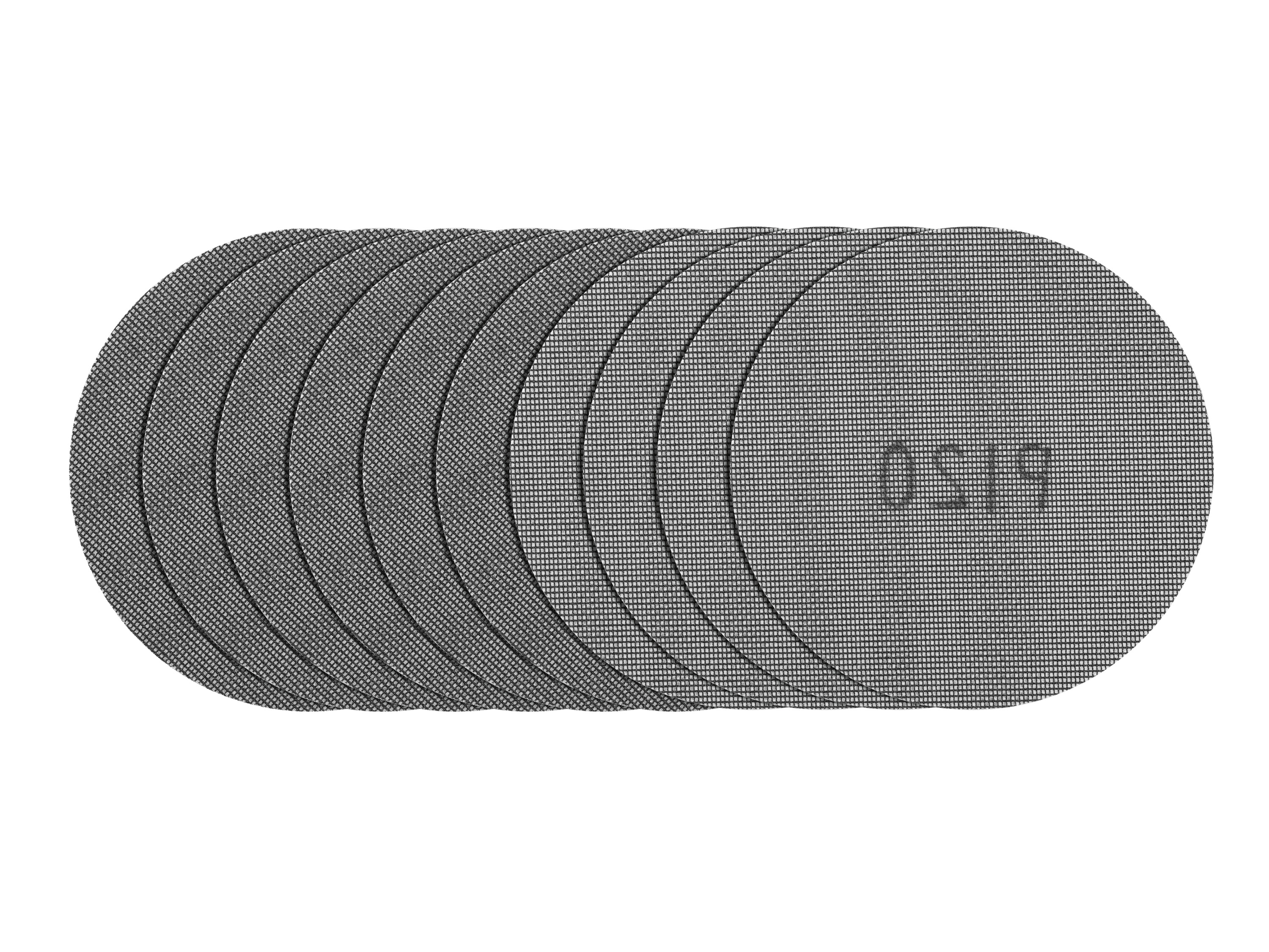 Parkside Zestaw papierów ściernych / Zestaw siatek ściernych Siatka szlifierska okrągła 10 szt.