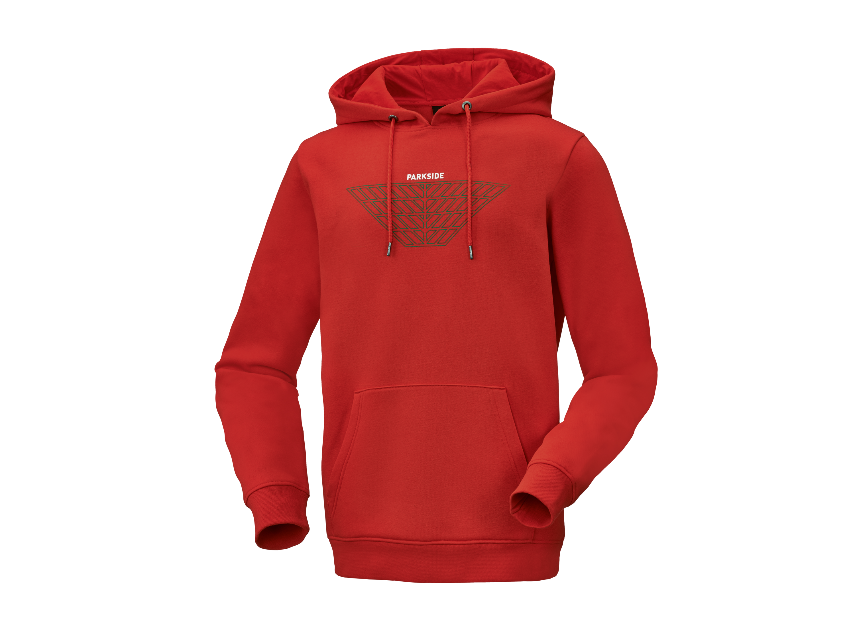 Parkside Bluza dresowa męska z kapturem Czerwony, S 44/46