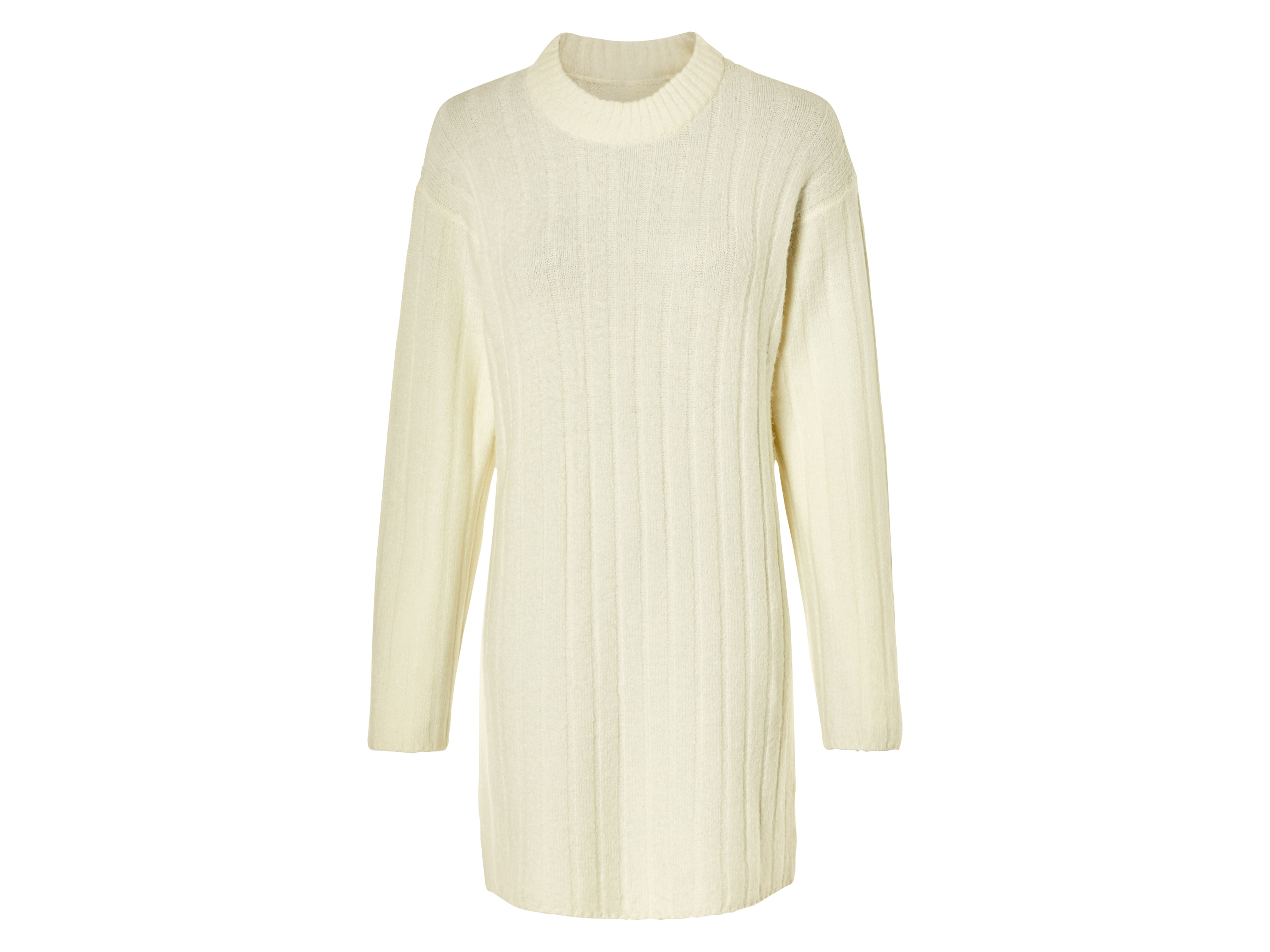 esmara Sukienka dzianinowa damska Biały, L44/46