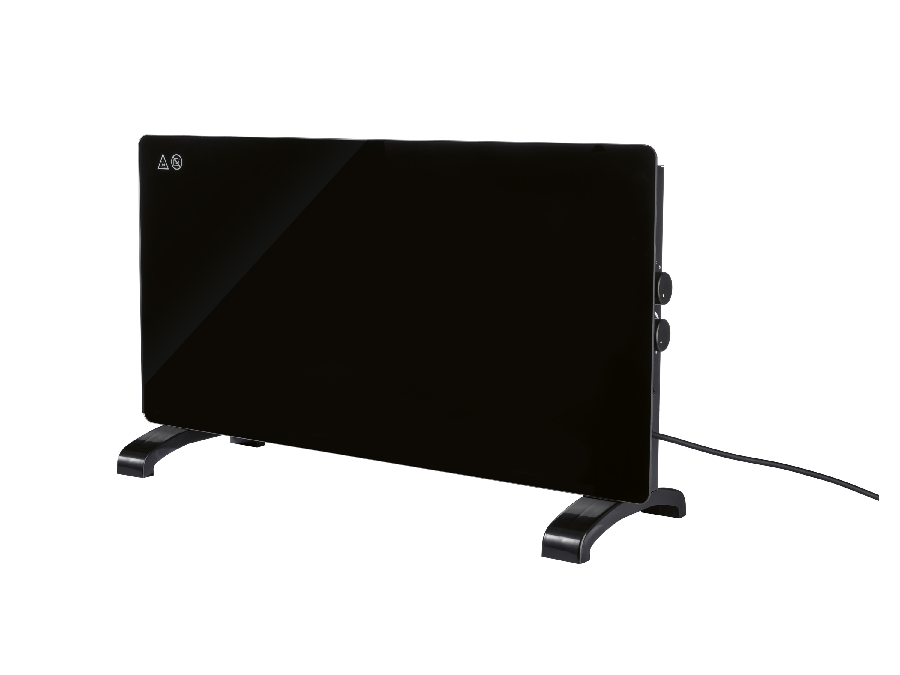 Tronic Grzejnik szklany, 1000/2000 W, TGH 2000 B4 Czarny