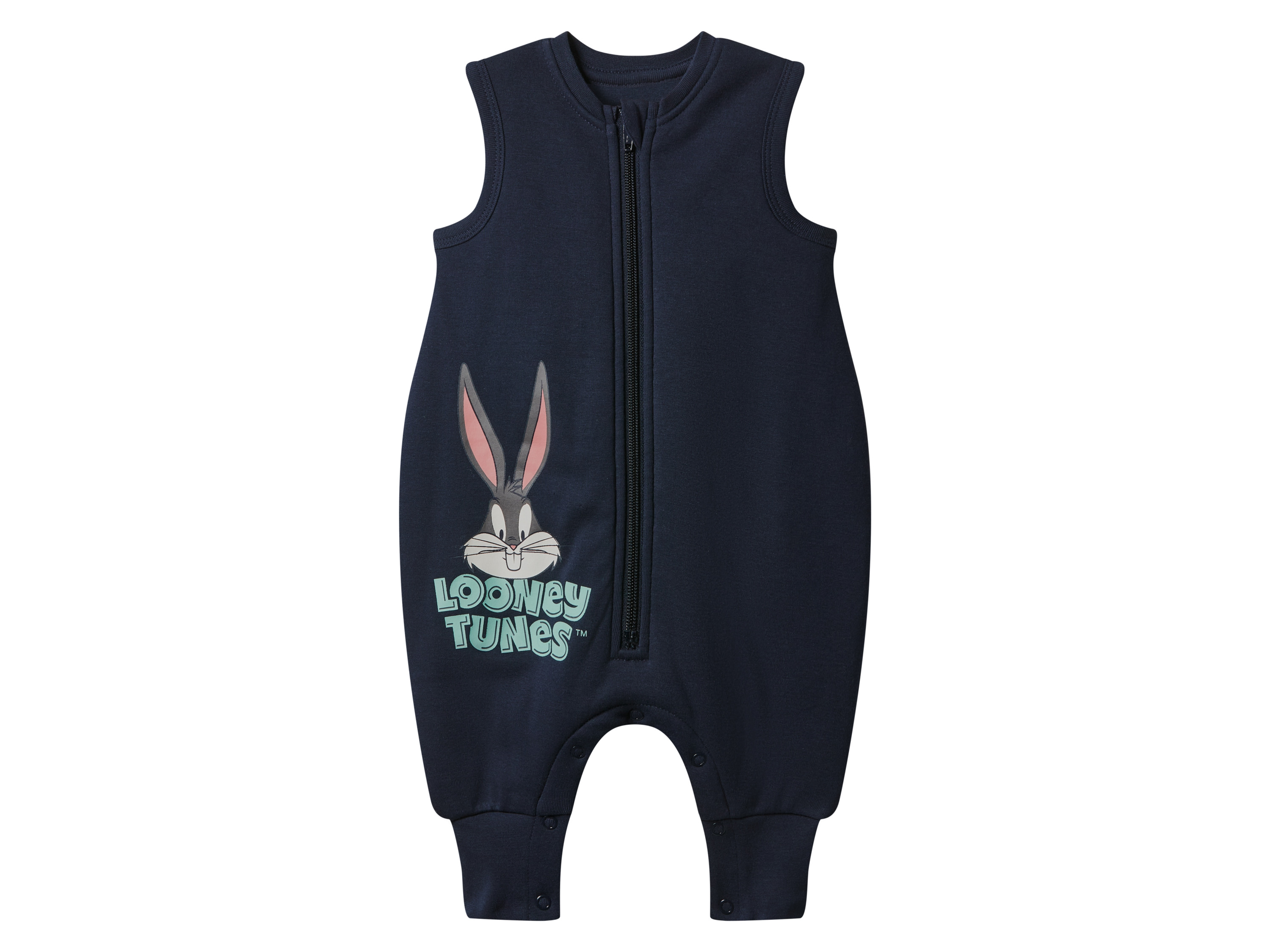 Pajacyk z bohaterami Looney Tunes lub Tom & Cherry Granatowy, 74/80