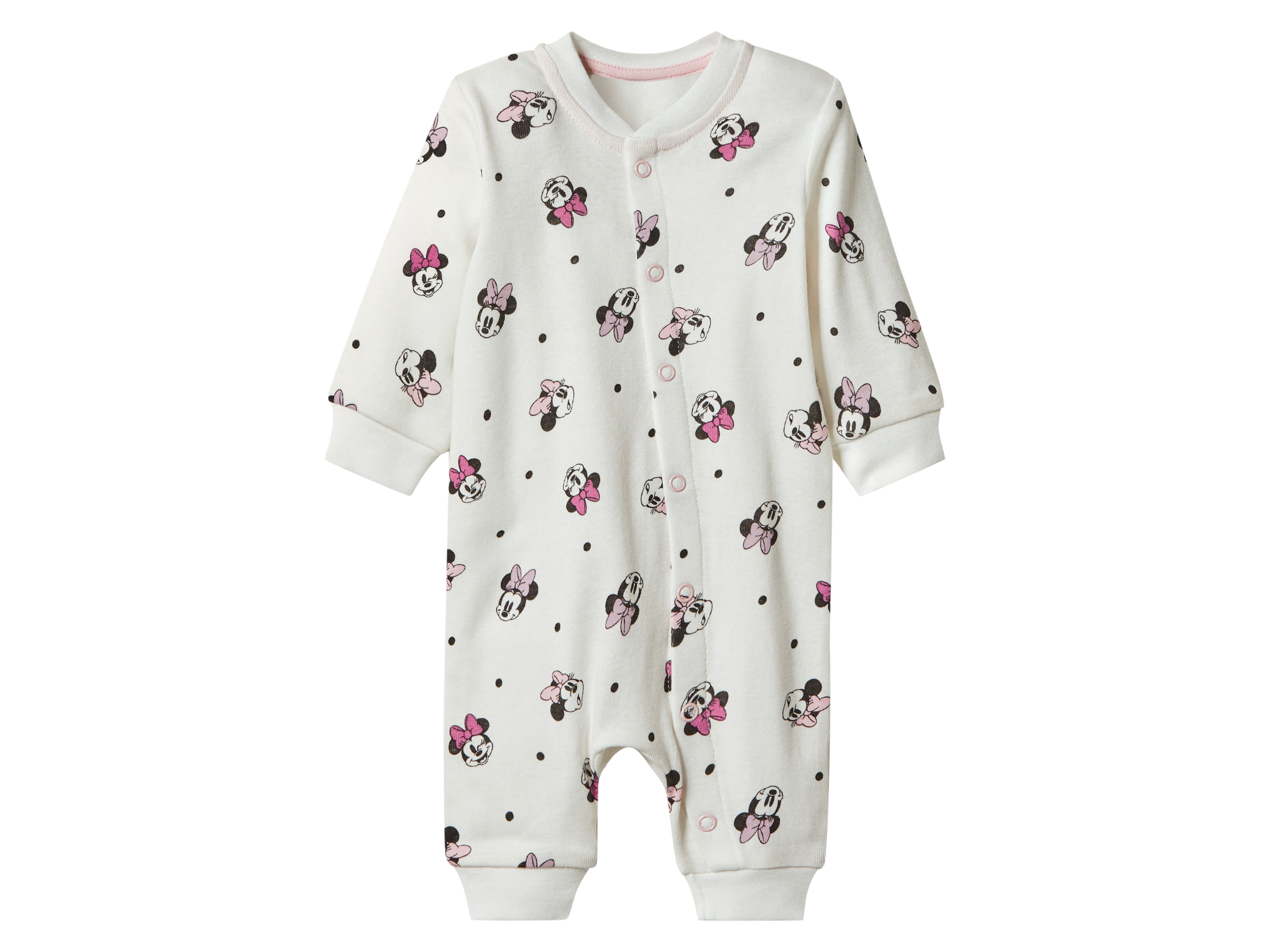 Pajacyk niemowlęcy z biobawełny Myszka Minnie, 86/92