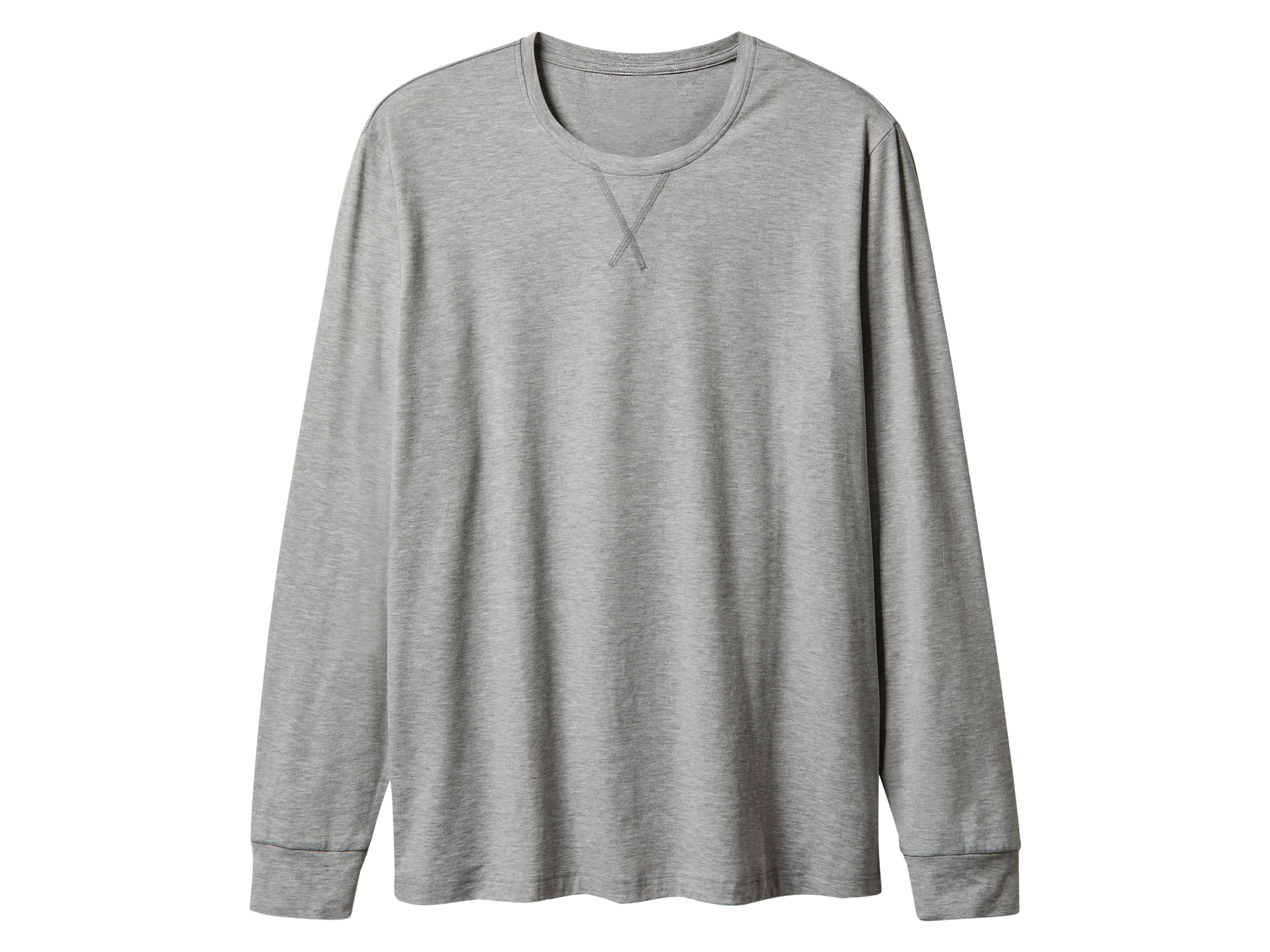 esmara Men Koszulka termiczna męska z długim rękawem Szary, 4XL 68/70