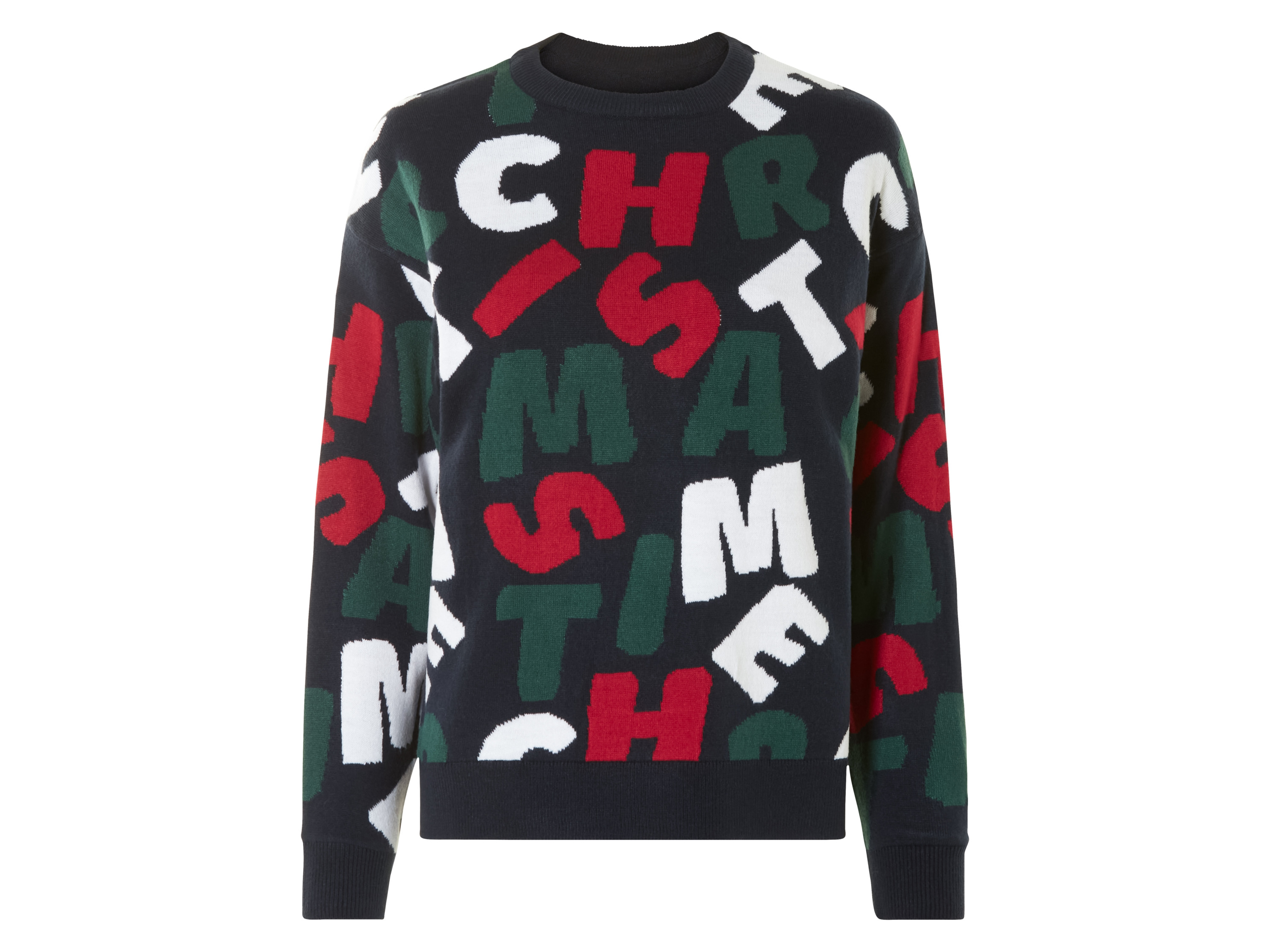 esmara Sweter świąteczny damski M 40/42, Granatowy