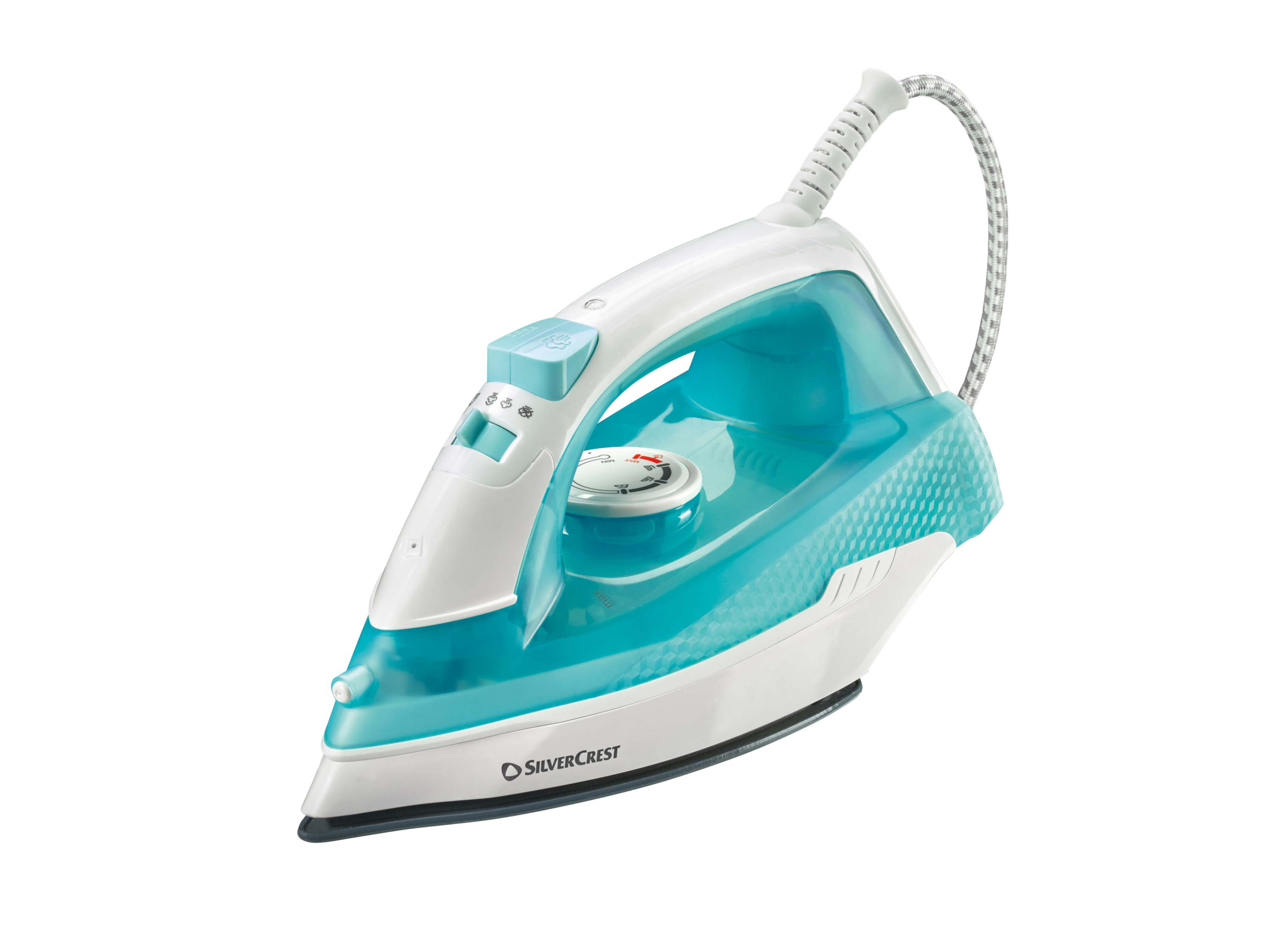 Silvercrest Żelazko parowe, 2180 W, Sdbg 2200 A1 Biały/ turkusowy