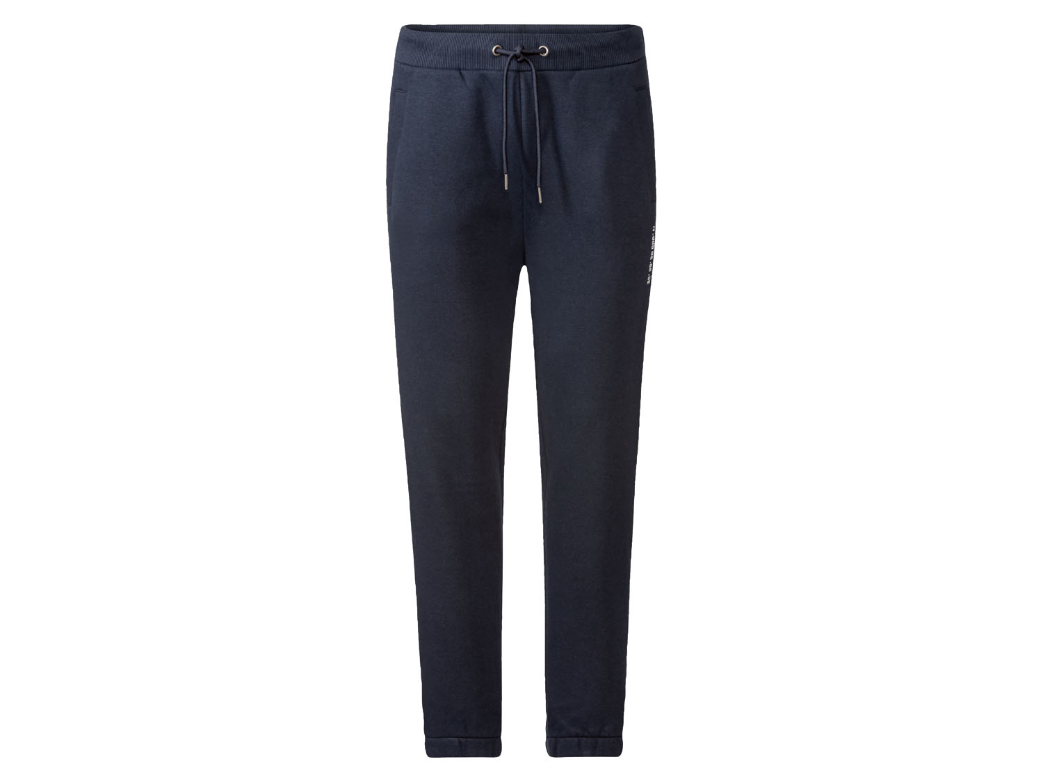 Livergy Spodnie dresowe męskie z bawełną S 44/46, Granatowy