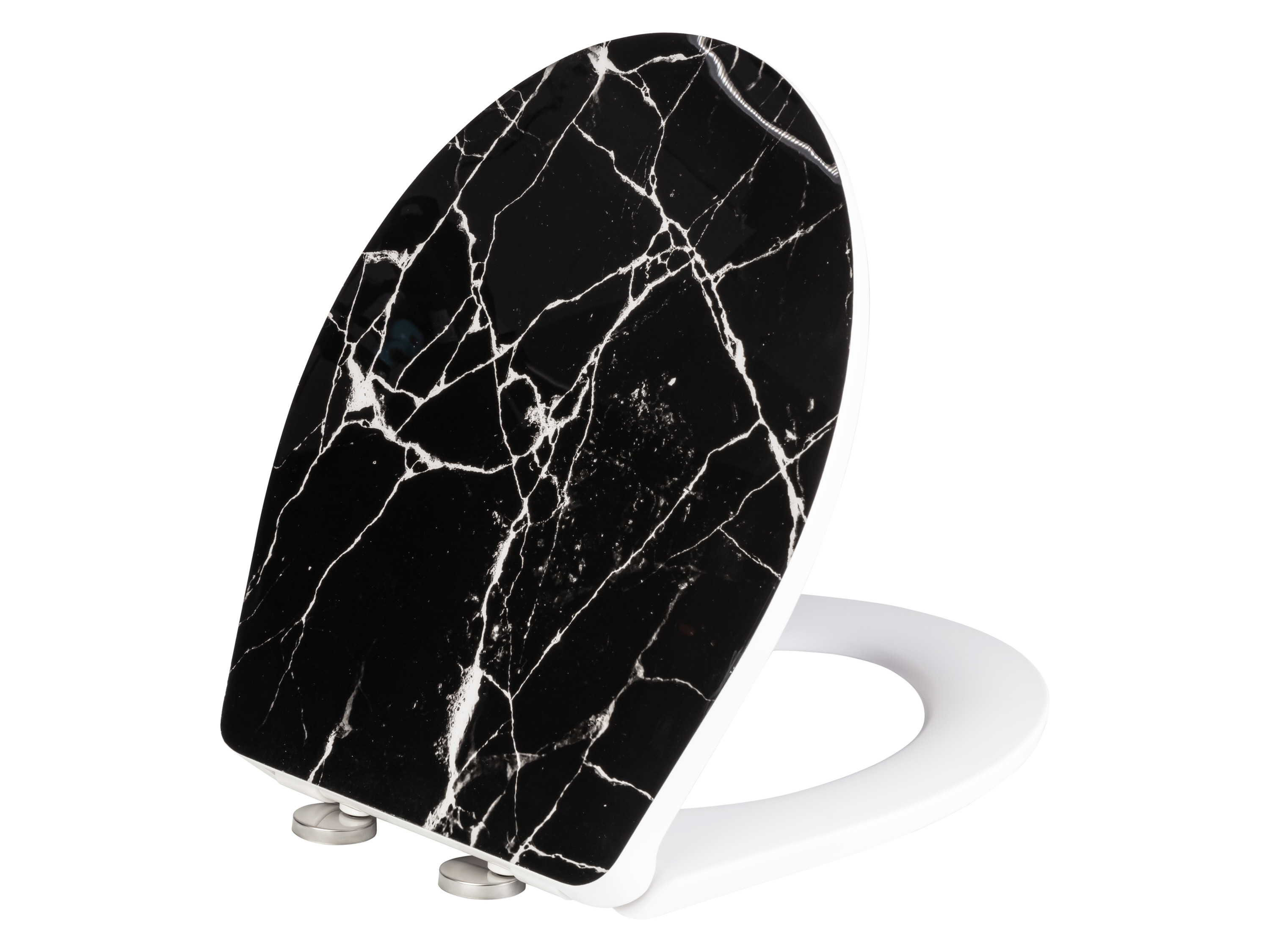 Livarno home Deska sedesowa wolnoopadająca z duroplastu Marmur akrylowy