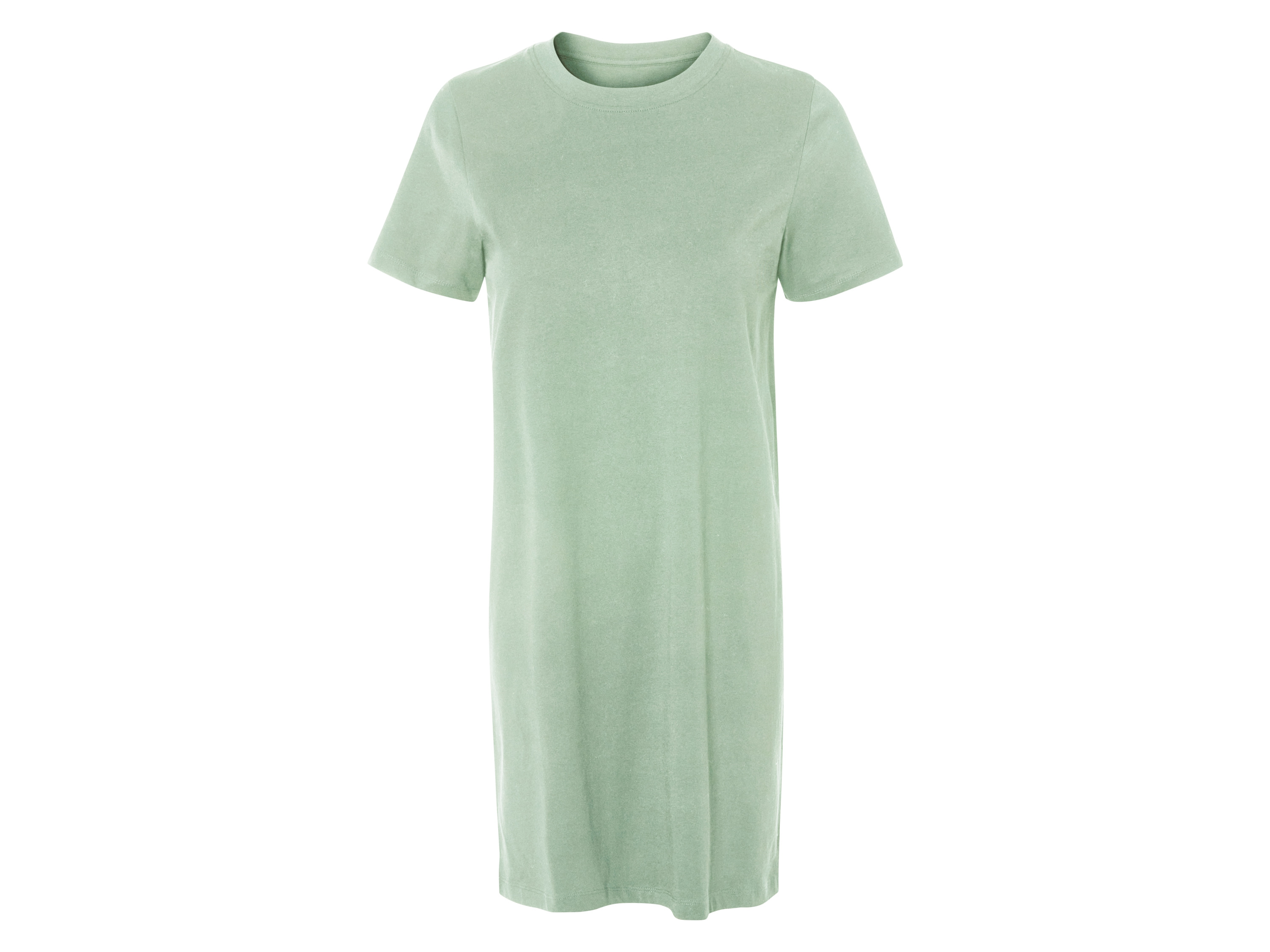 esmara Sukienka t-shirtowa damska z bawełny organicznej Zielony, XS 32/34