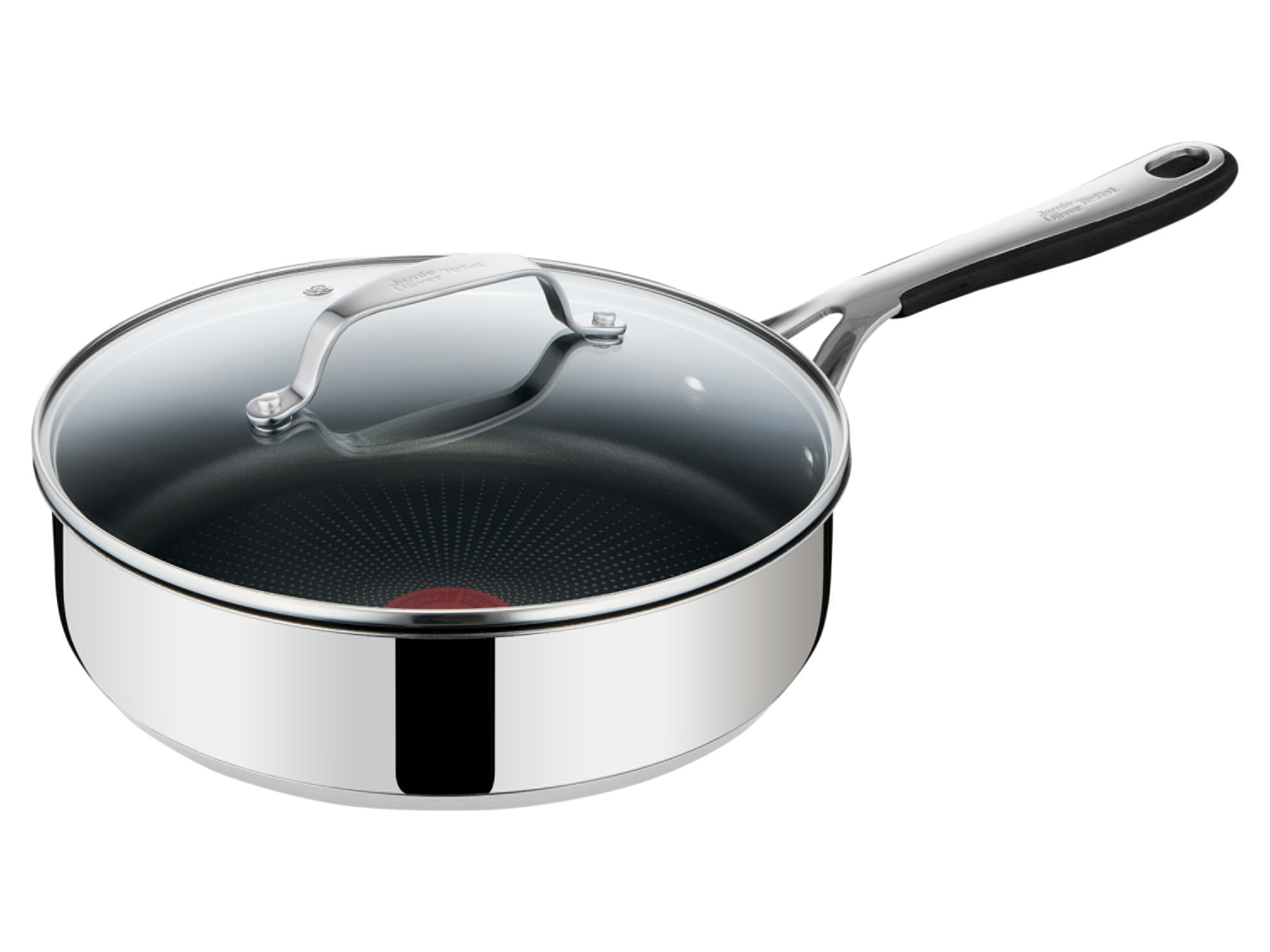 Tefal Jamie Oliver Patelnia do duszenia E3143334 z pokrywką, Ø 25cm