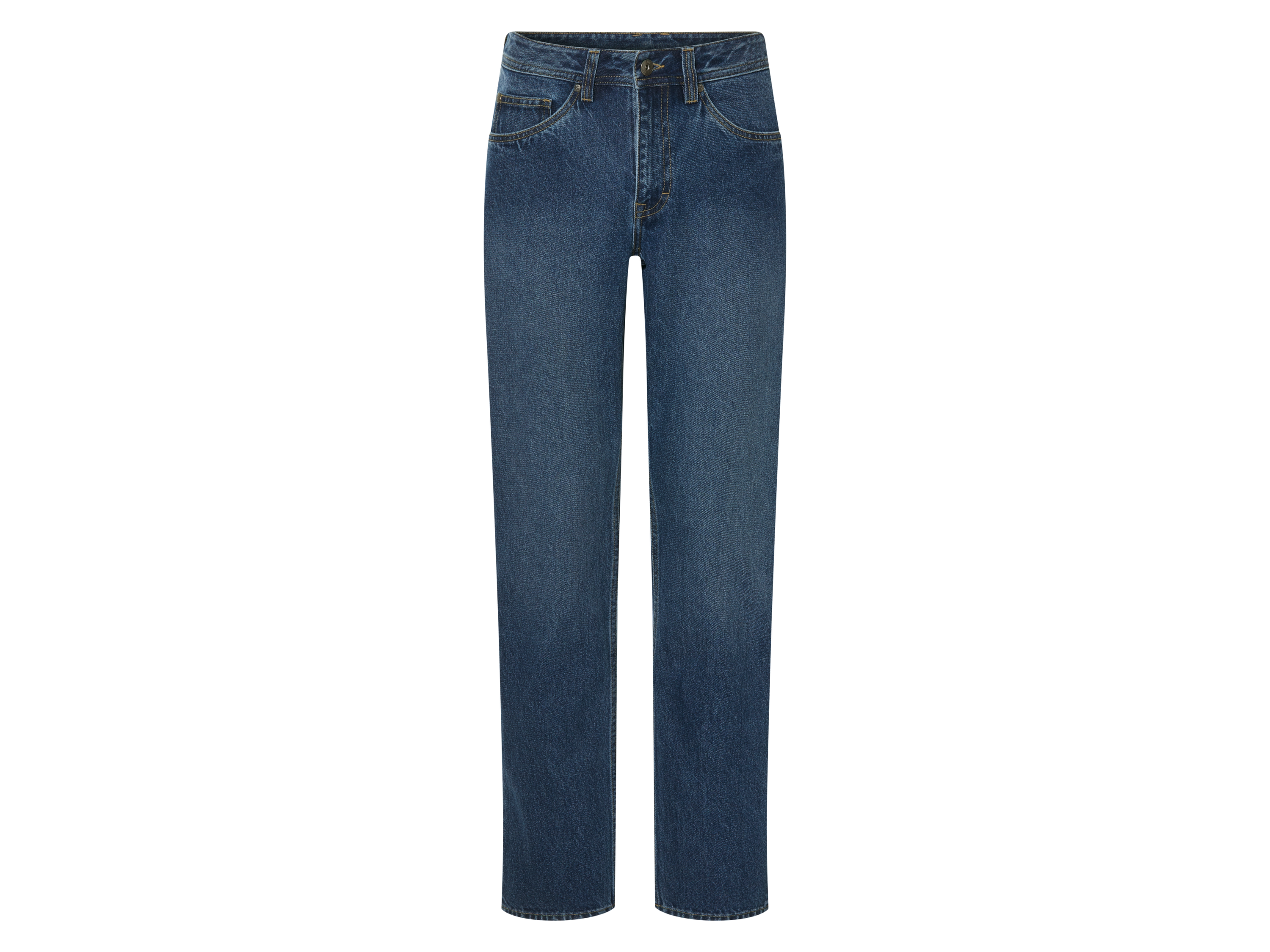esmara Men Jeansy straight fit męskie z bawełny Ciemnoniebieski, 56 40/32