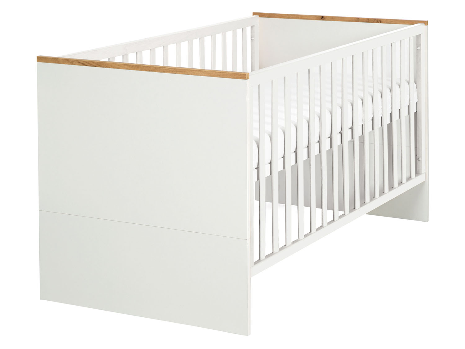 roba Łóżeczko dziecięce kombi »Finn«, 70 x 140 cm białe stopy