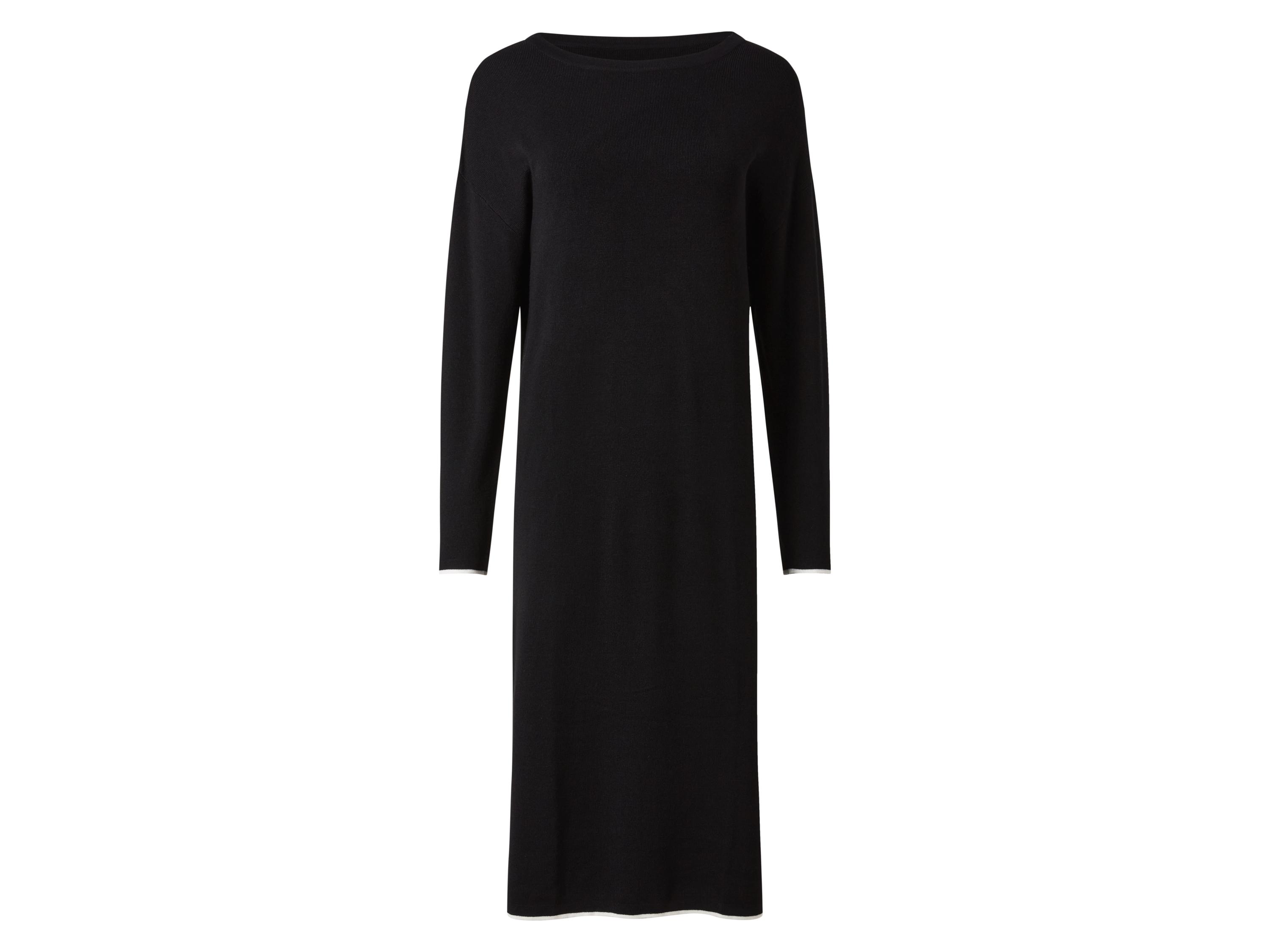 esmara Sukienka dzianinowa damska Czarny, M40/42
