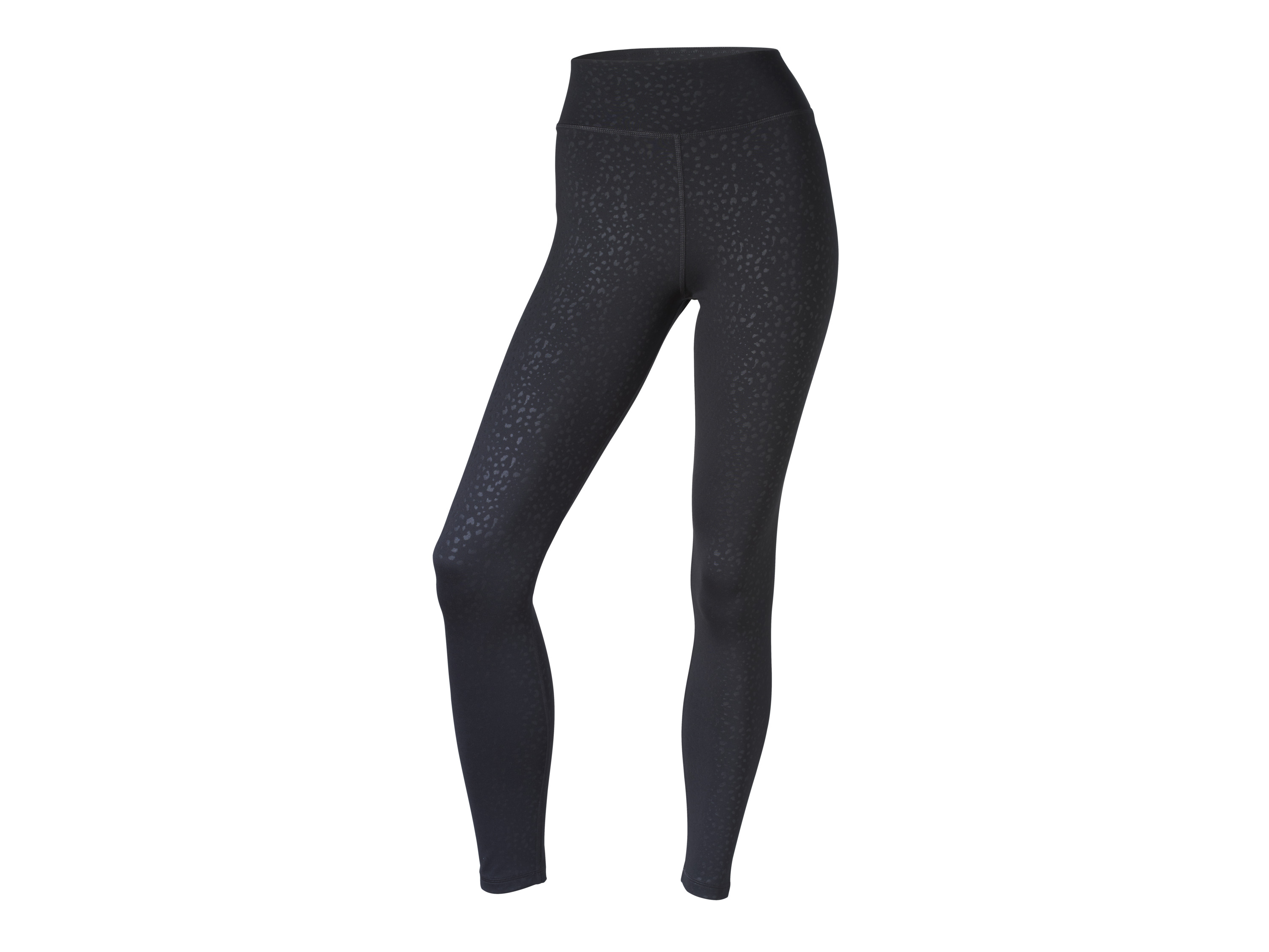 Crivit Legginsy funkcyjne damskie z wysokim stanem Wzorzysty/czarny, XS 32/34