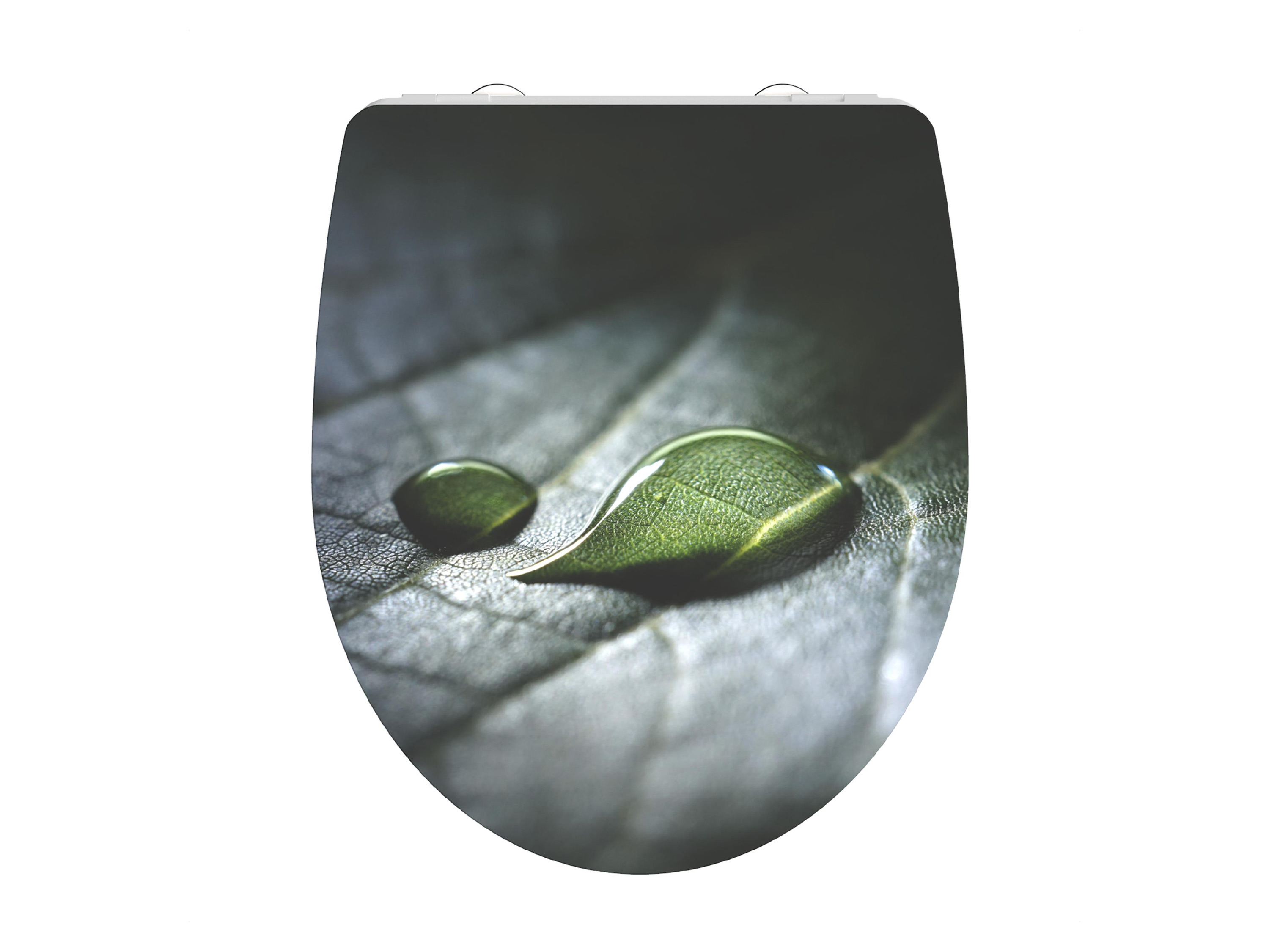 Schütte Deska sedesowa wolnoopadająca z duroplastu Kropla deszczu