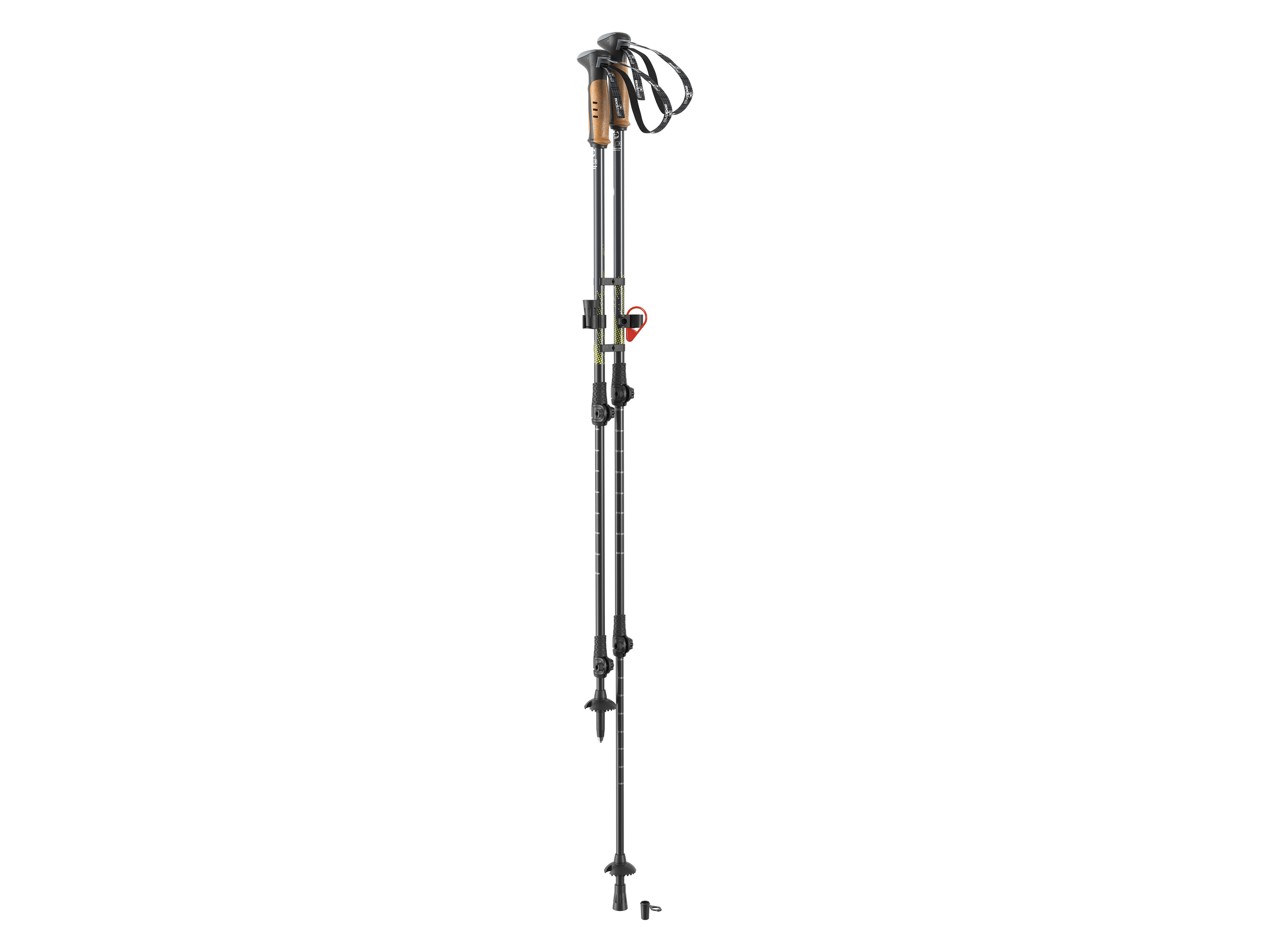 Rocktrail Aluminiowe kijki trekkingowe Szary