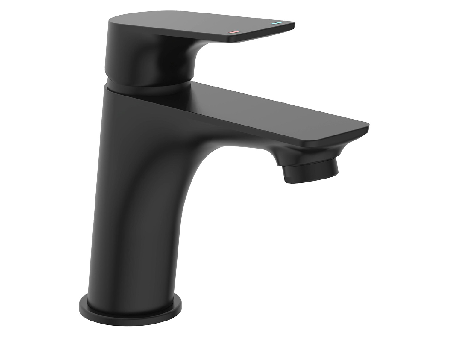 Schütte Bateria umywalkowa Boston Czarny, matowy