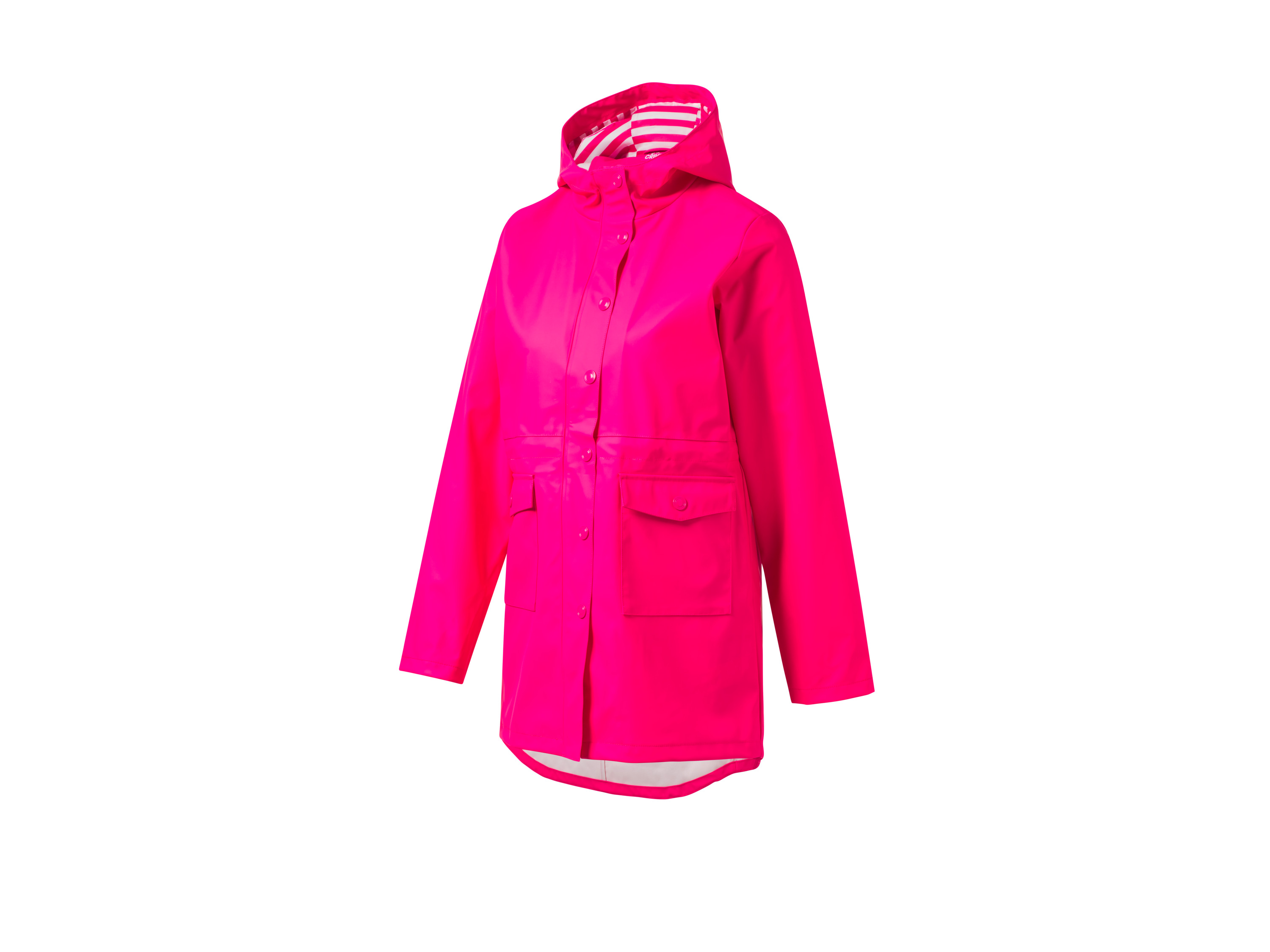 Crivit Płaszcz przeciwdeszczowy dziecięcy, wiatro- i wodoodporny Czerwony, 158/164