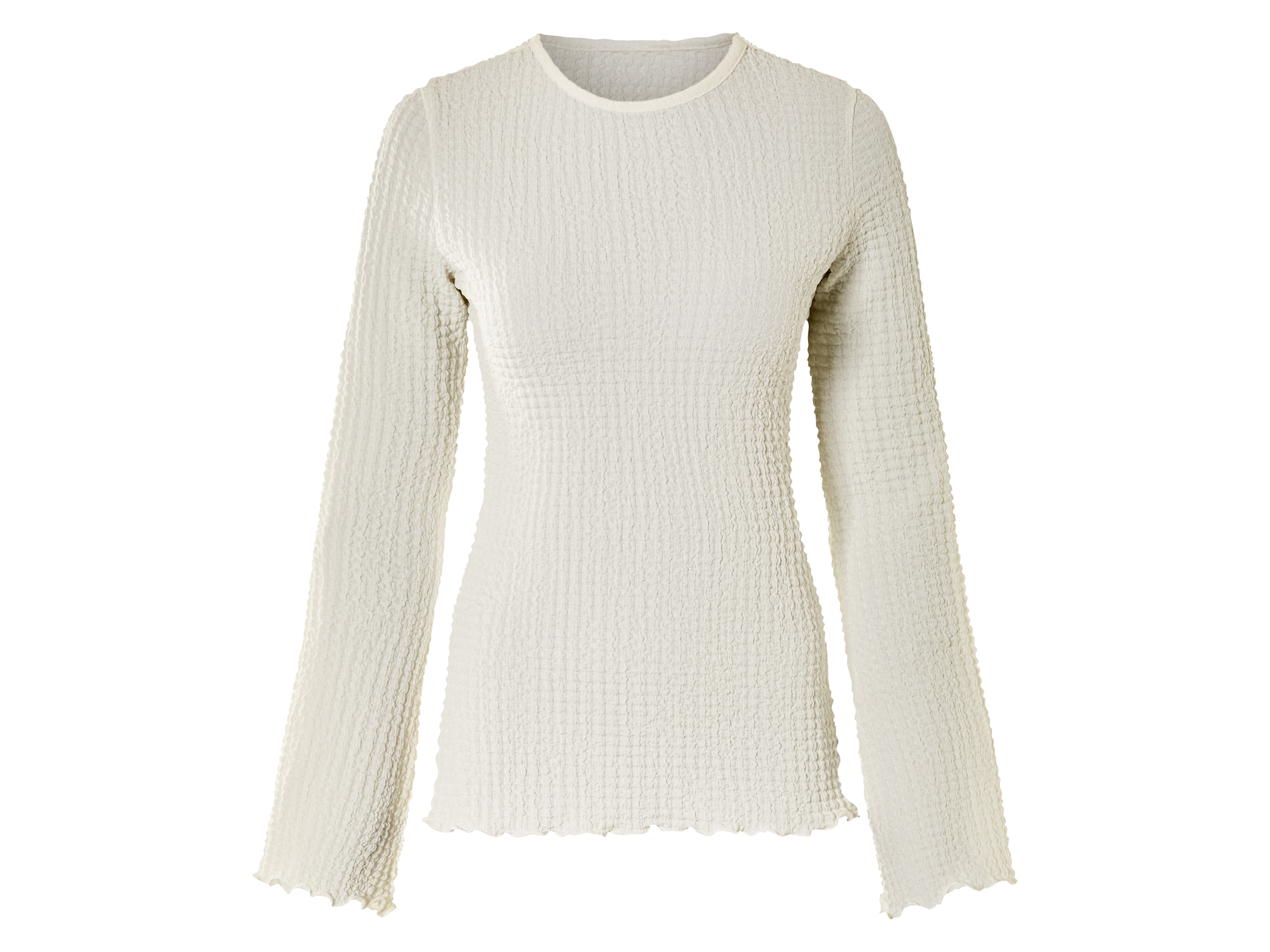 esmara Koszulka damska z długim rękawem Biały, L 44/46