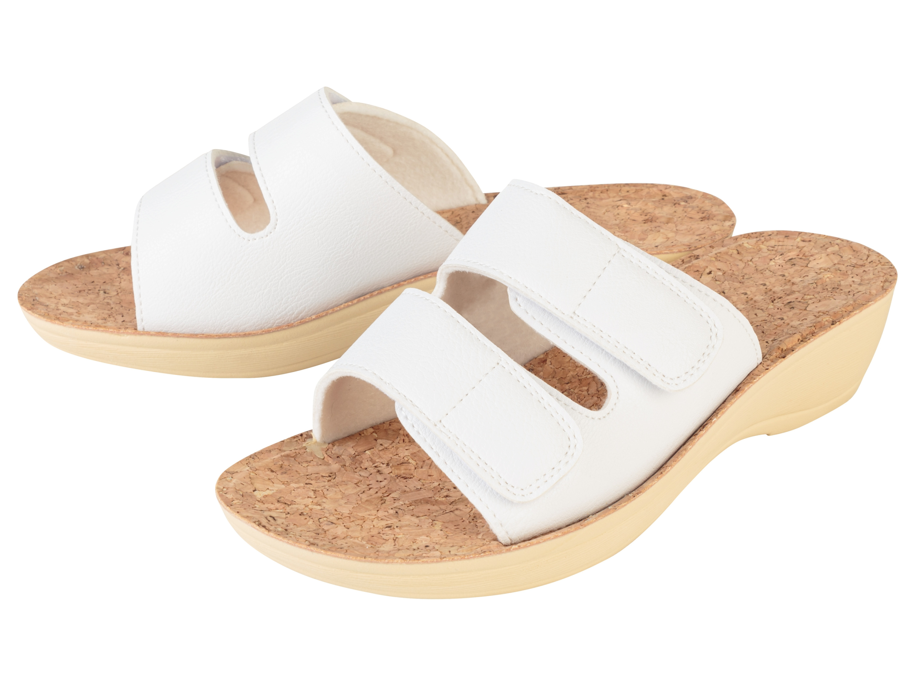 esmara Klapki damskie domowe Biały, 41