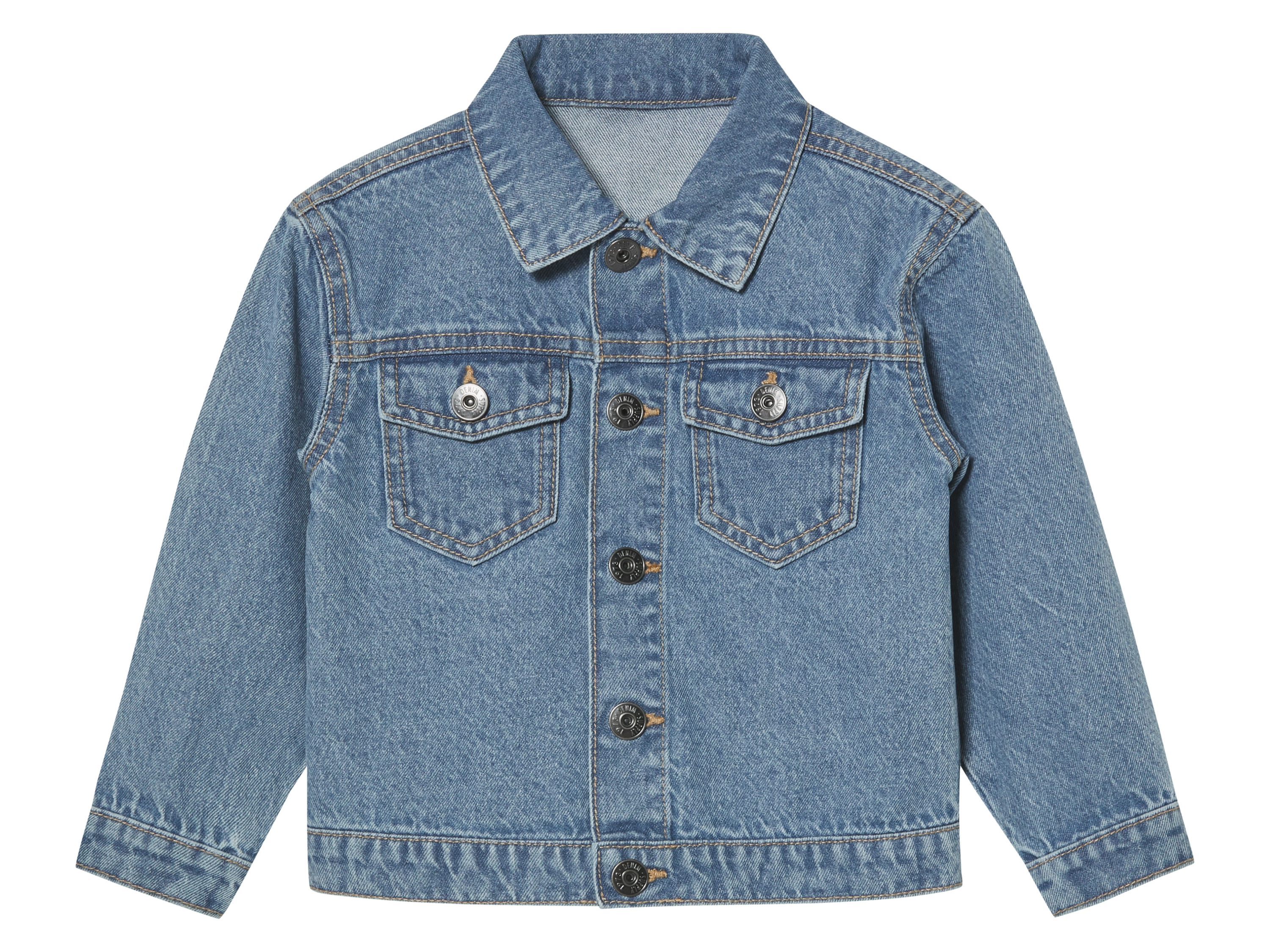 Kurtka jeansowa dziecięca z bawełny Myszka Miki, 98/104