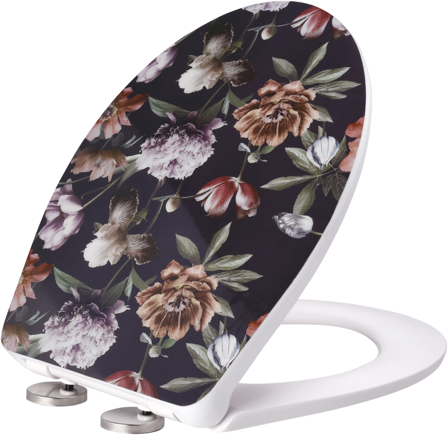 Livarno Deska sedesowa Premium z duroplastu Kwiaty