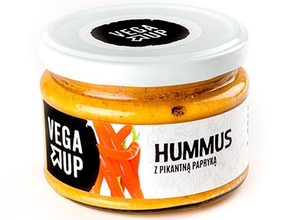 Hummus z Pikantną Papryką 200 g - Piekarnie Cukiernie Putka