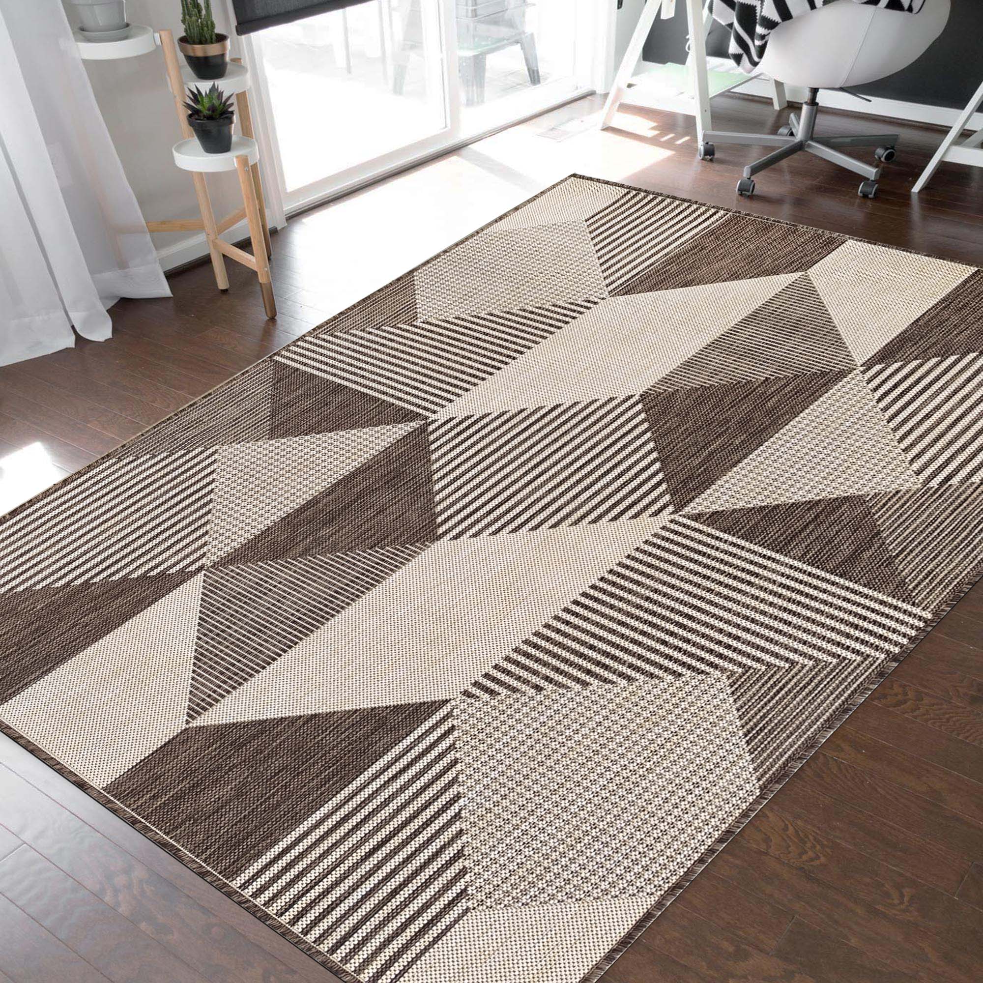 Dywan Sznurkowy OUTDOOR ZARA 16 Brązowy - 160 x 230 cm