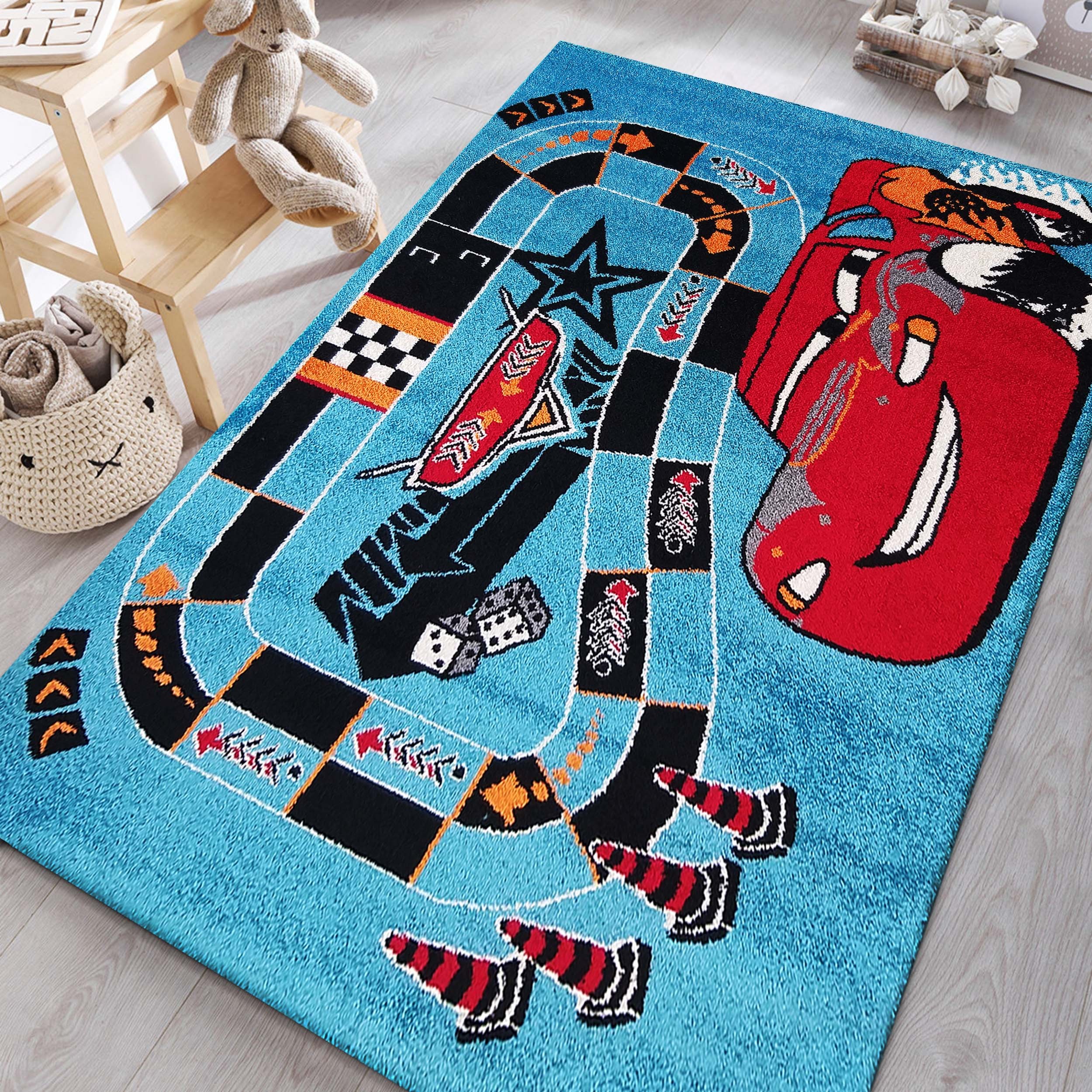 Dywan dziecięcy - 120 x 170 cm - Niebieski - Dywanopol