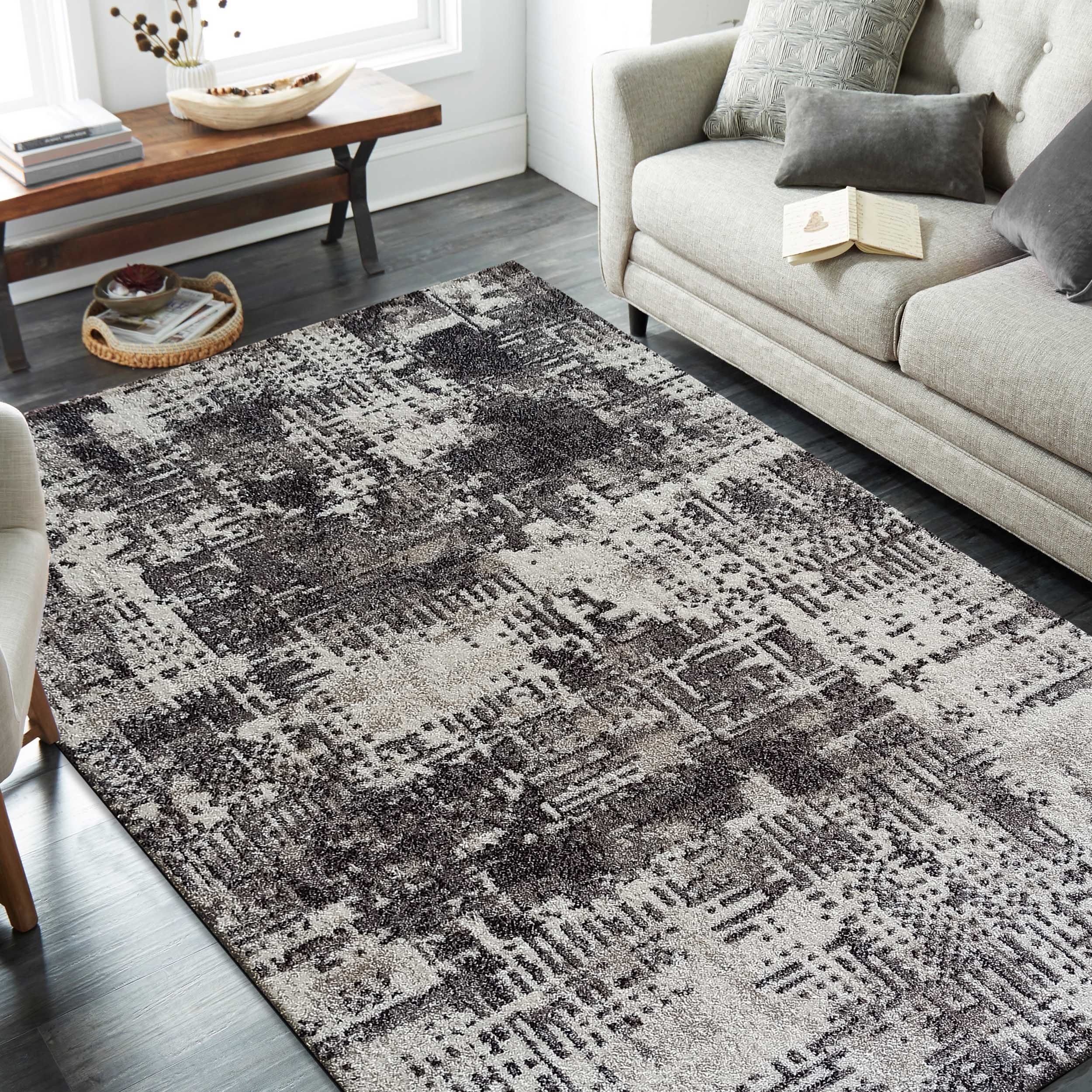 Dywan - 200 x 290 cm - Brązowy - Nowoczesny - Dywanopol